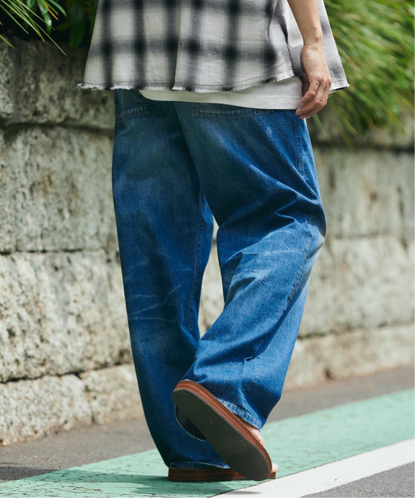☀️ワイドレッグデニムパンツ☀️ JOURNAL STANDARD 追加2》タックデニムワイドレッグ（デニムパンツ・ジーンズ