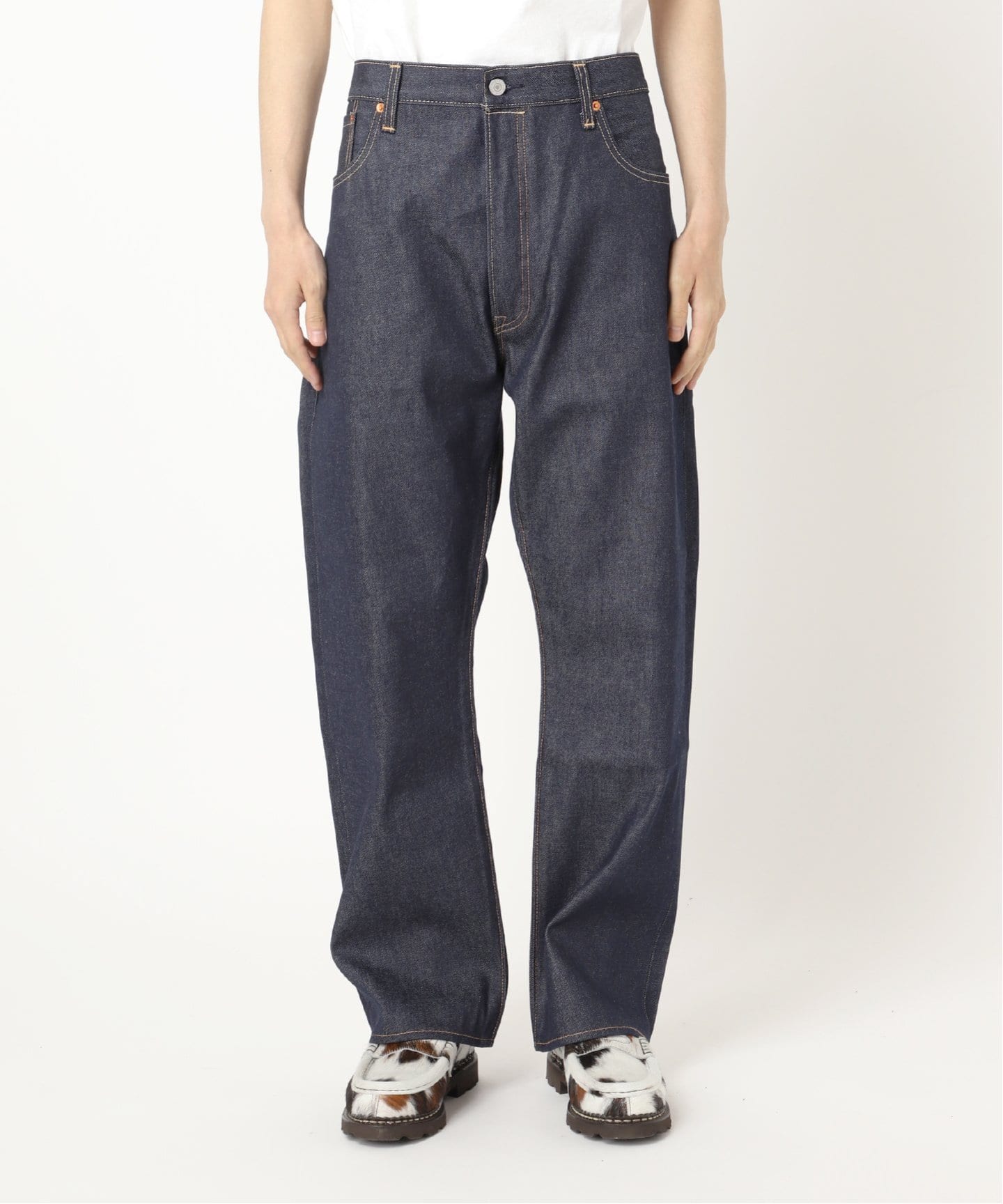 Levi's 501 ジャーナルスタンダード別注ペイントデニム W34 L28 追加》LEVI'S(R) / リーバイス(R) 別注 501(R) Selvedge RIGID