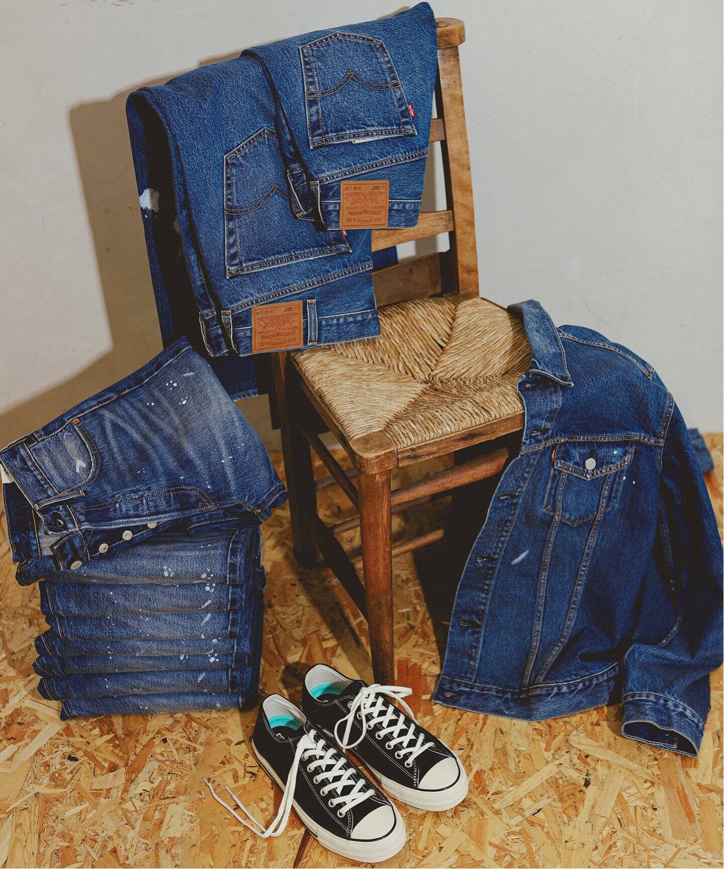 LEVI'S(R)/リーバイス(R) 別注 501(R) Selvedge Paint Splatters L28 LEVI'S(R)/リーバイス(R) 別注 501(R) Selvedge Paint Splatters L28