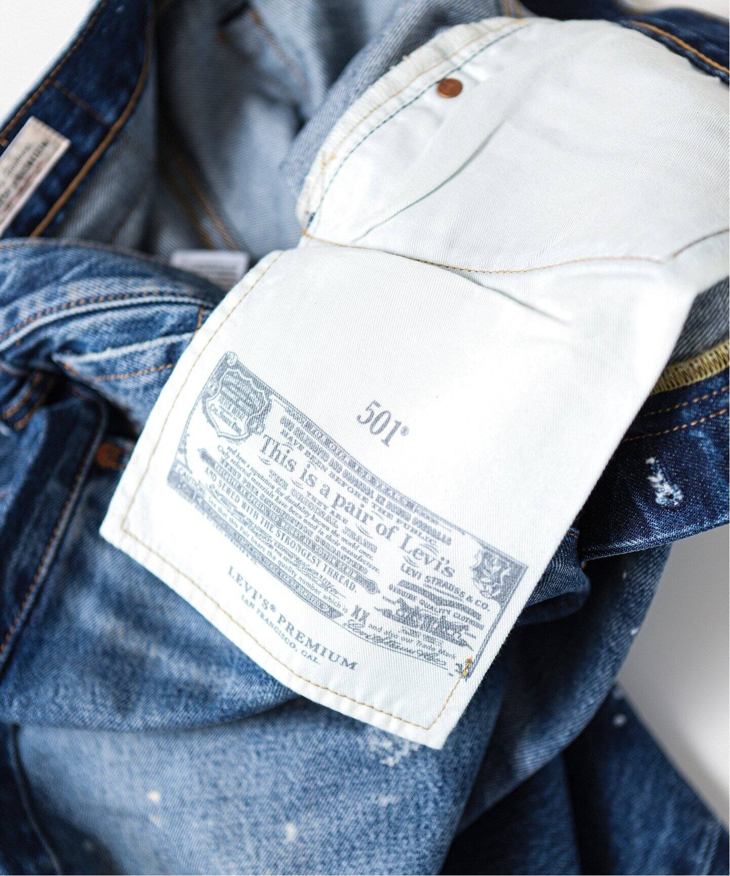 LEVI'S(R)/リーバイス(R) 別注 501(R) Selvedge Paint Splatters