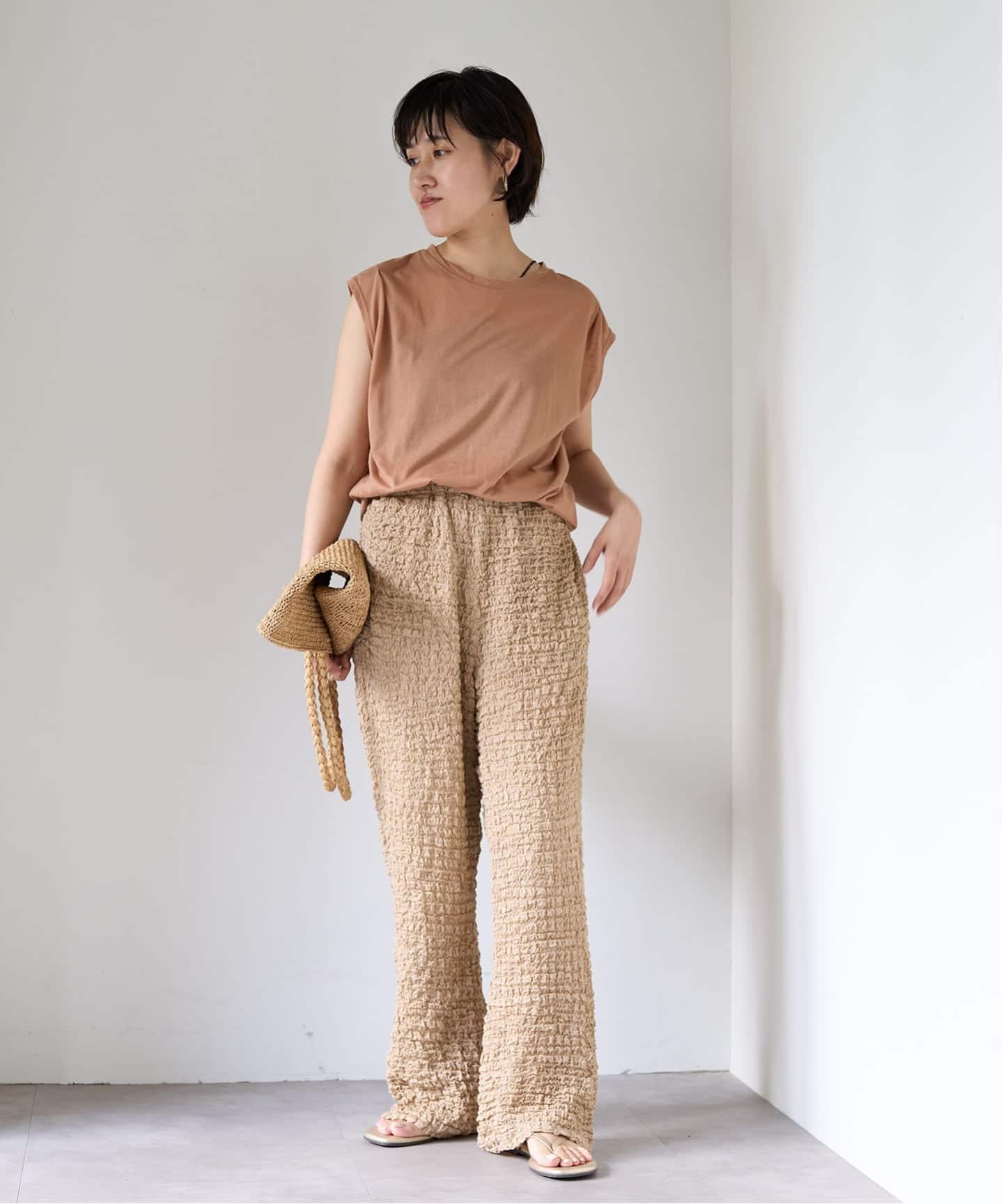 パンツ EMILY WEEK Silk Cupro Easy Pants パンツ EMILY WEEK Silk Cupro Easy Pants EMILY WEEK Silk