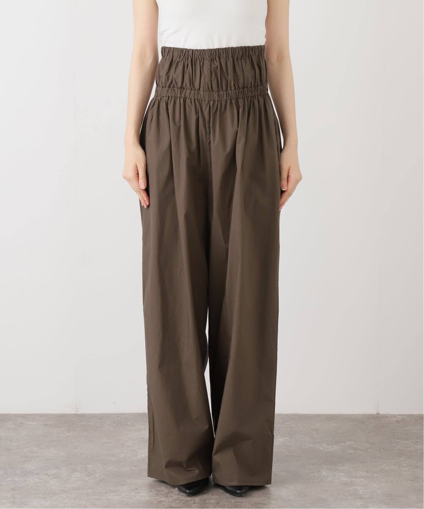 【BASERANGE/ベースレンジ】GALU PANTS スリットイージーパンツ BASERANGE/ベースレンジ】GALU PANTS スリットイージーパンツ