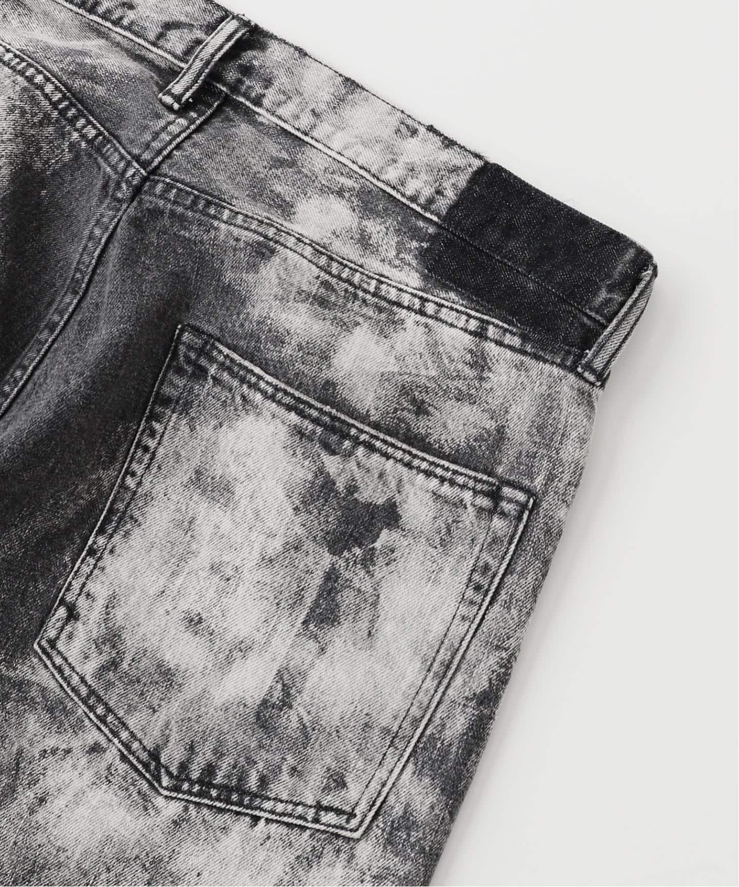 J.S.Homestead / ブラック スプラッシュ エイジング デニム 5ポケ