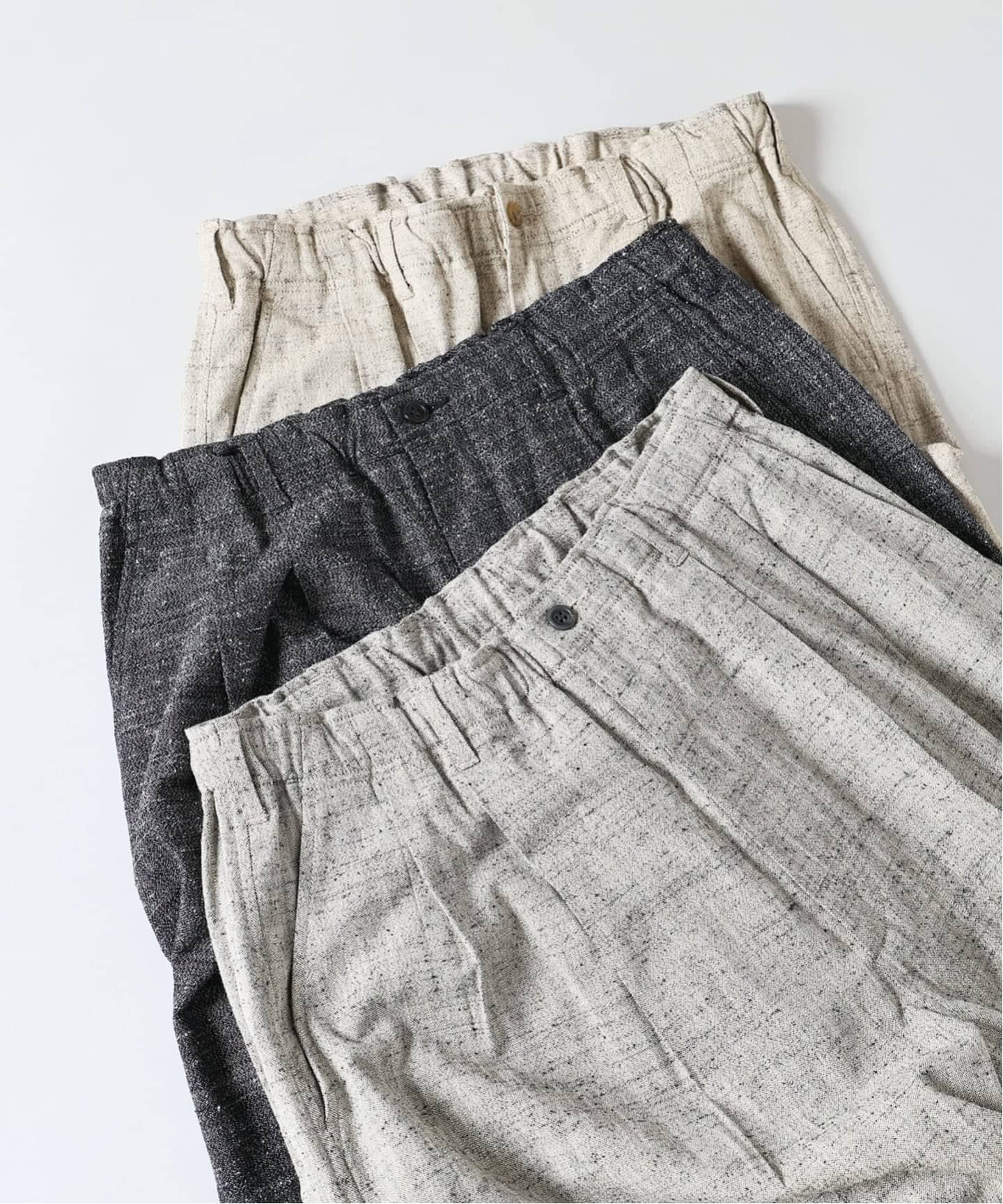 J.S.Homestead / C/R/Si ネップ インフレーション スラックス