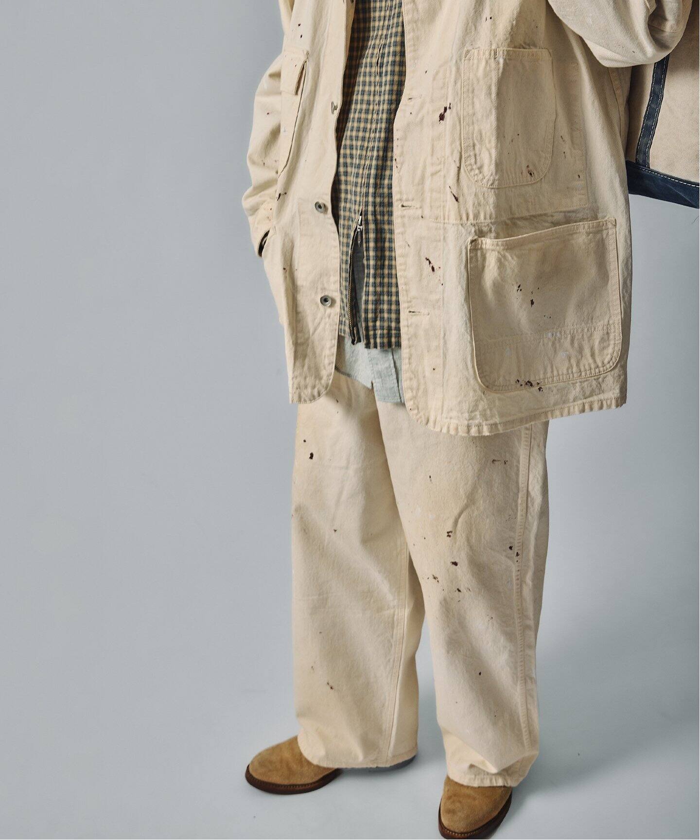 J.S.Homestead / アイボリースプラッシュ ペインターパンツ（その他  