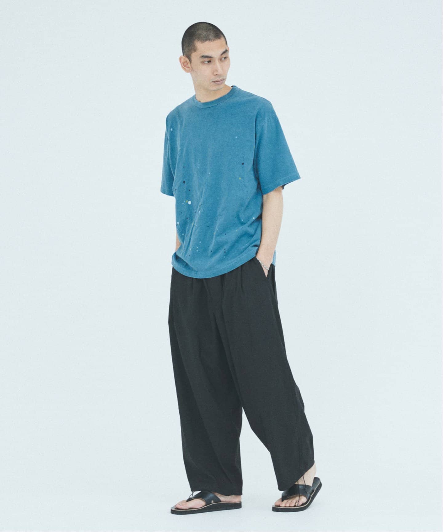 J.S.Homestead / T/R ギャバジン エアー クルー パンツ（スラックス