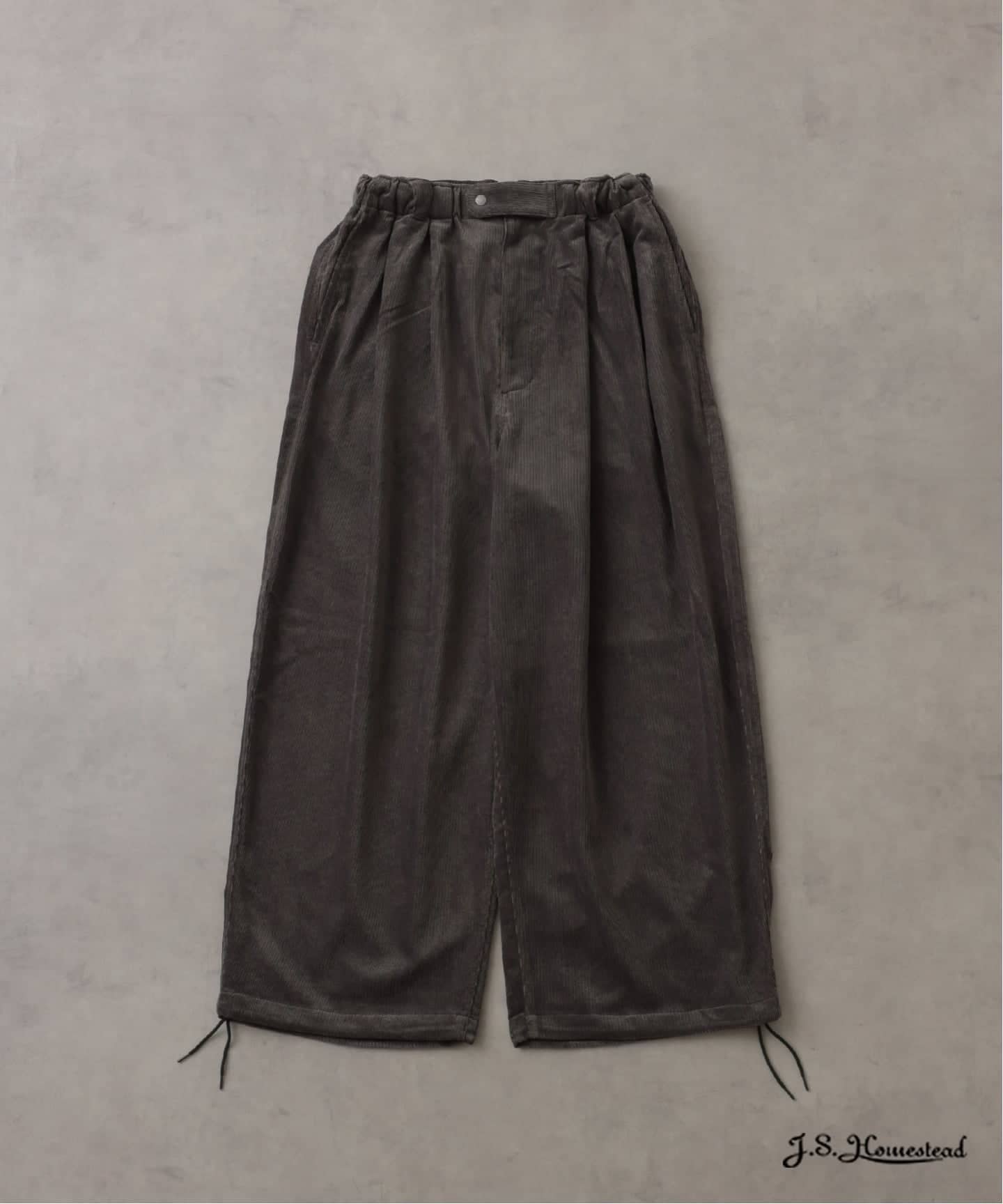 J.S.Homestead / コーデュロイ エア クルー パンツ（スラックス