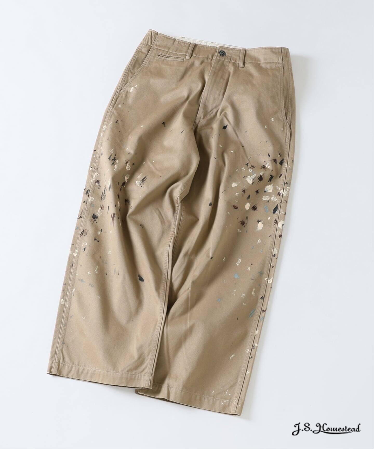 J.S.Homestead / スプラッシュ ビッグ チノ パンツ（チノパンツ