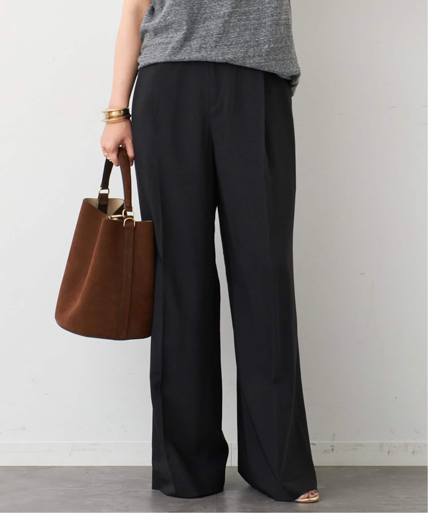Deuxieme Classe Cotton Wide Pantsサイズ36美品 Deuxieme Classe Cotton Wide Pantsサイズ36美品