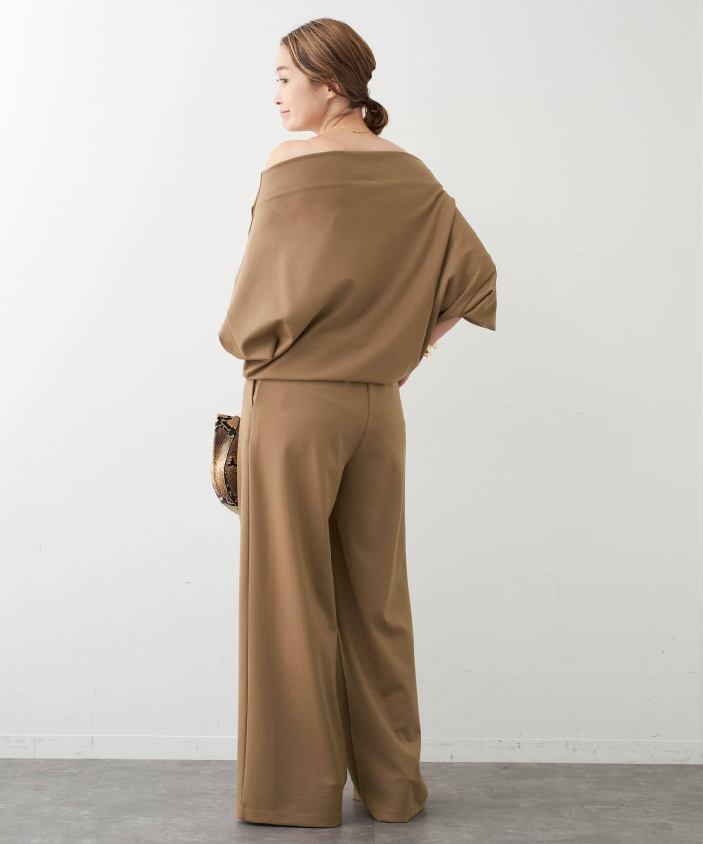ドゥーズィエムクラス　PRIMEWOOL PONTE パンツ　34　キャメル PRIMEWOOL PONTE パンツ（その他パンツ）｜Deuxieme Classe