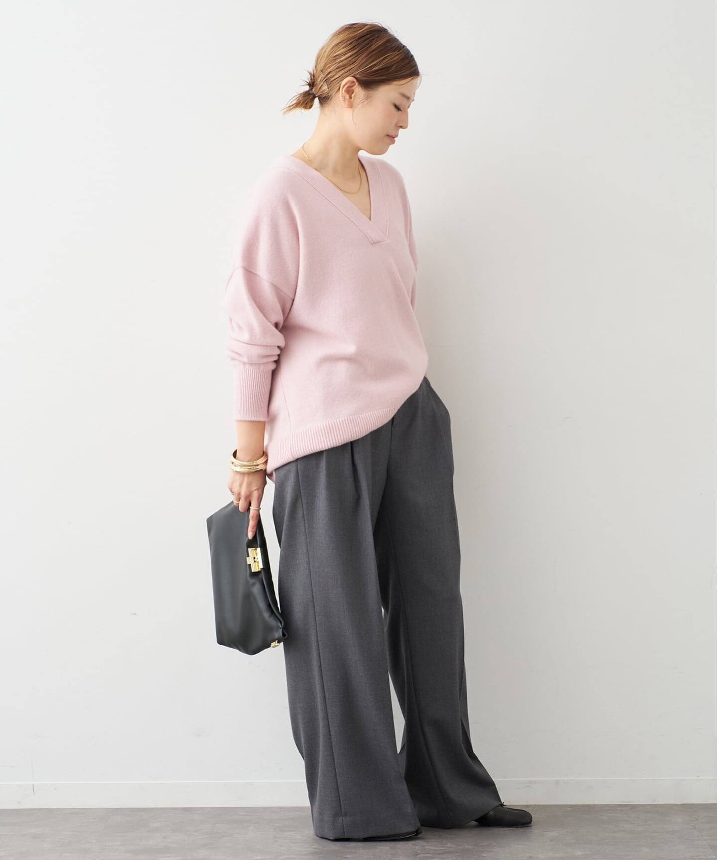 WOOL TUCK パンツ（スラックス）｜Deuxieme Classe（ドゥーズィエム