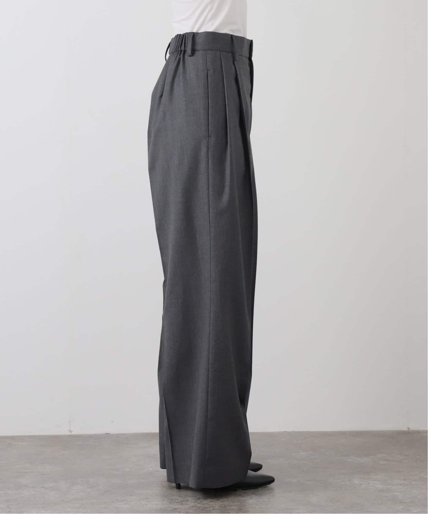 WOOL TUCK パンツ（スラックス）｜Deuxieme Classe（ドゥーズィエム