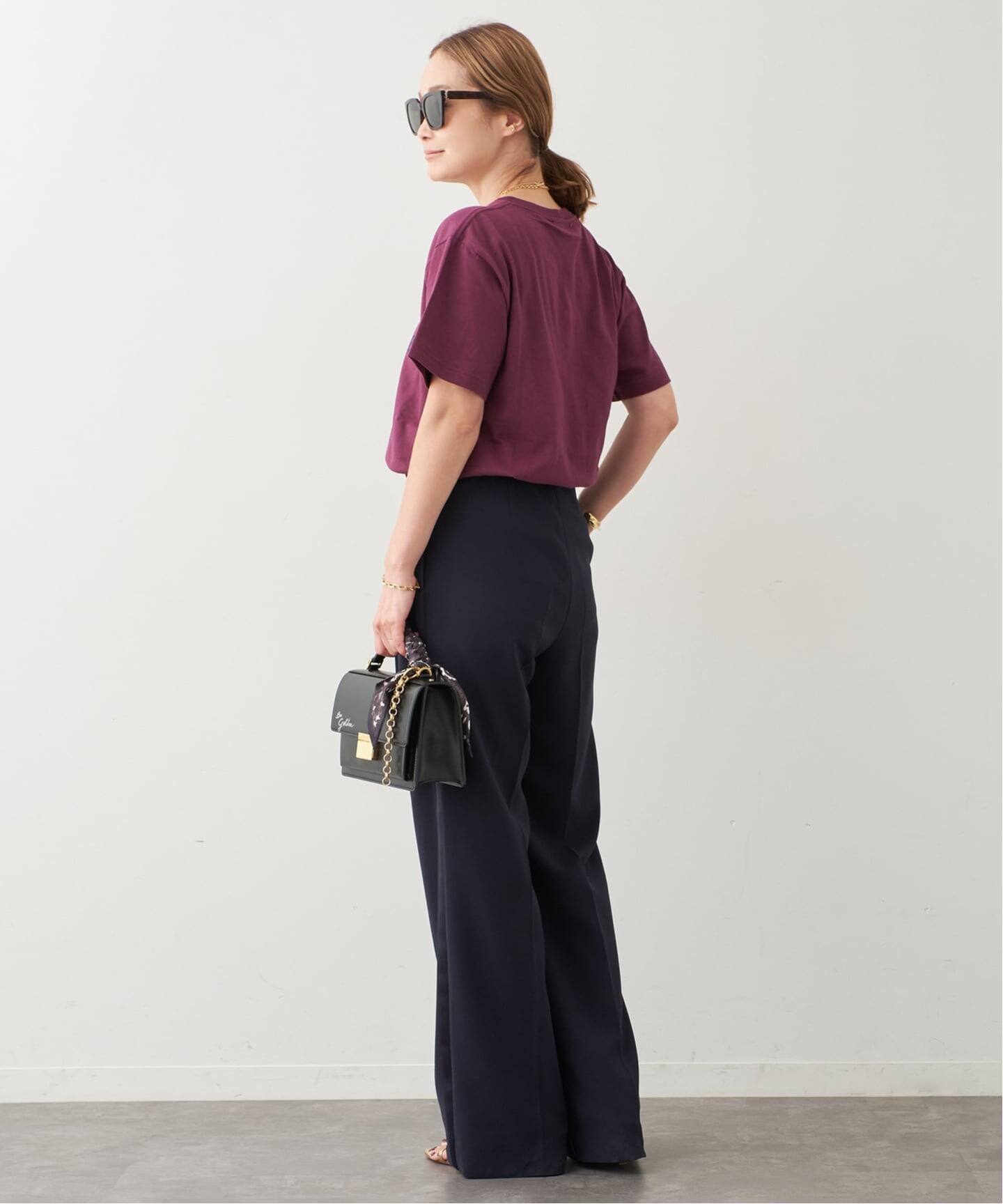 トリアセジョーゼット タキシード パンツ（スラックス）｜Deuxieme