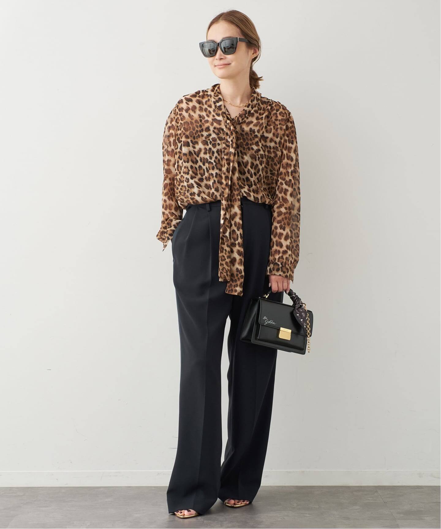 トリアセジョーゼット タキシード パンツ（スラックス）｜Deuxieme