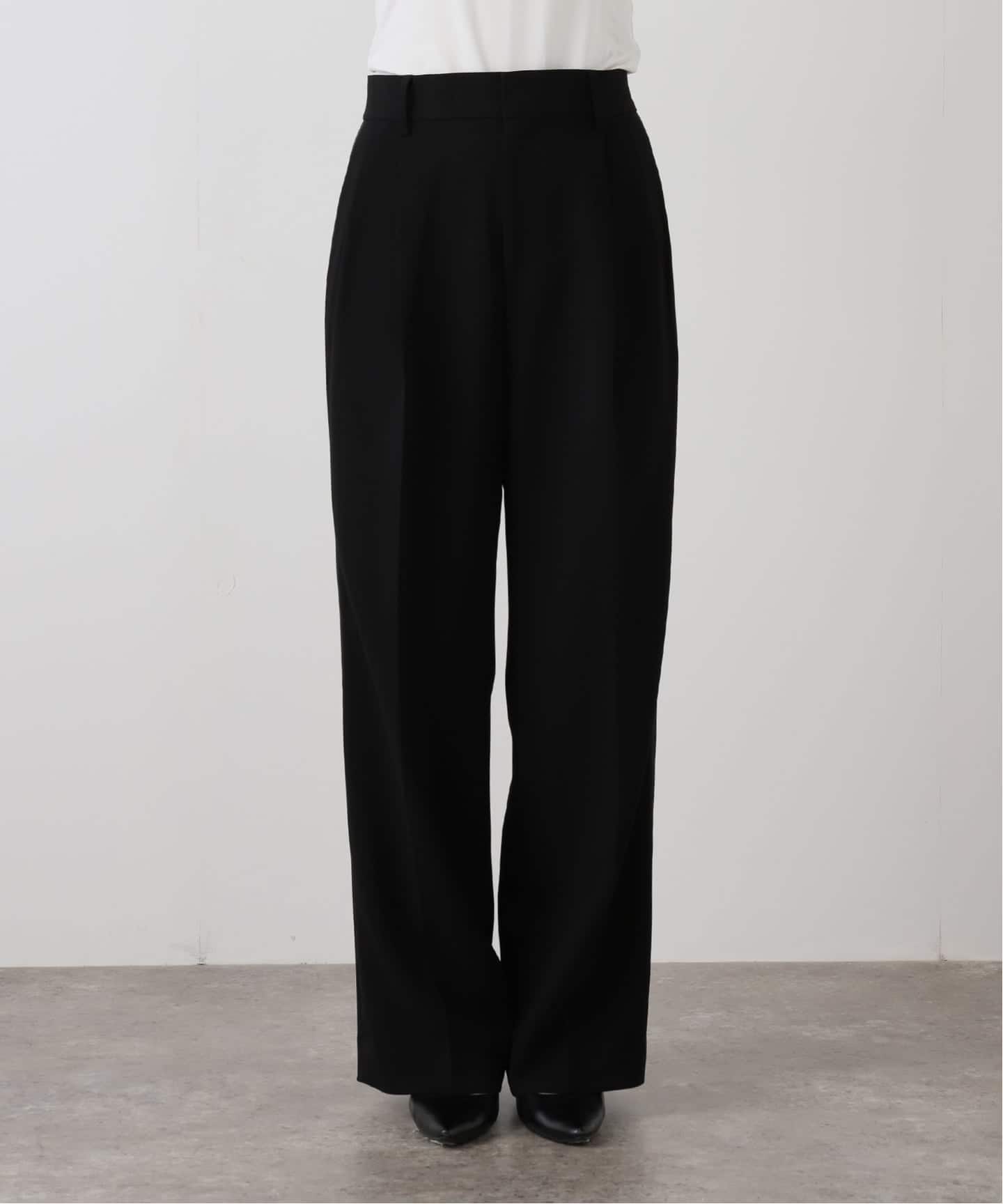 トリアセジョーゼット タキシード パンツ(スラックス)|Deuxieme トリアセジョーゼット タキシード パンツ(スラックス)|Deuxieme