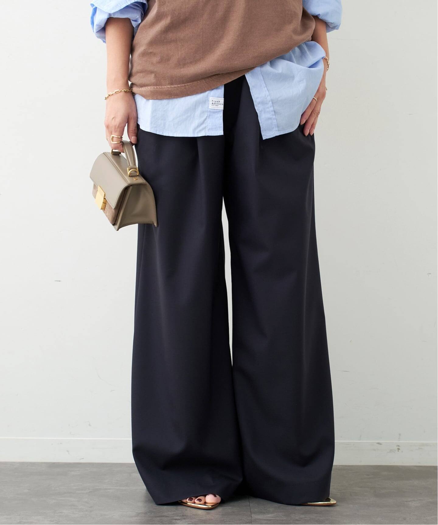 追加 COOL VICTORIAN イージーパンツ（スラックス）｜Deuxieme Classe