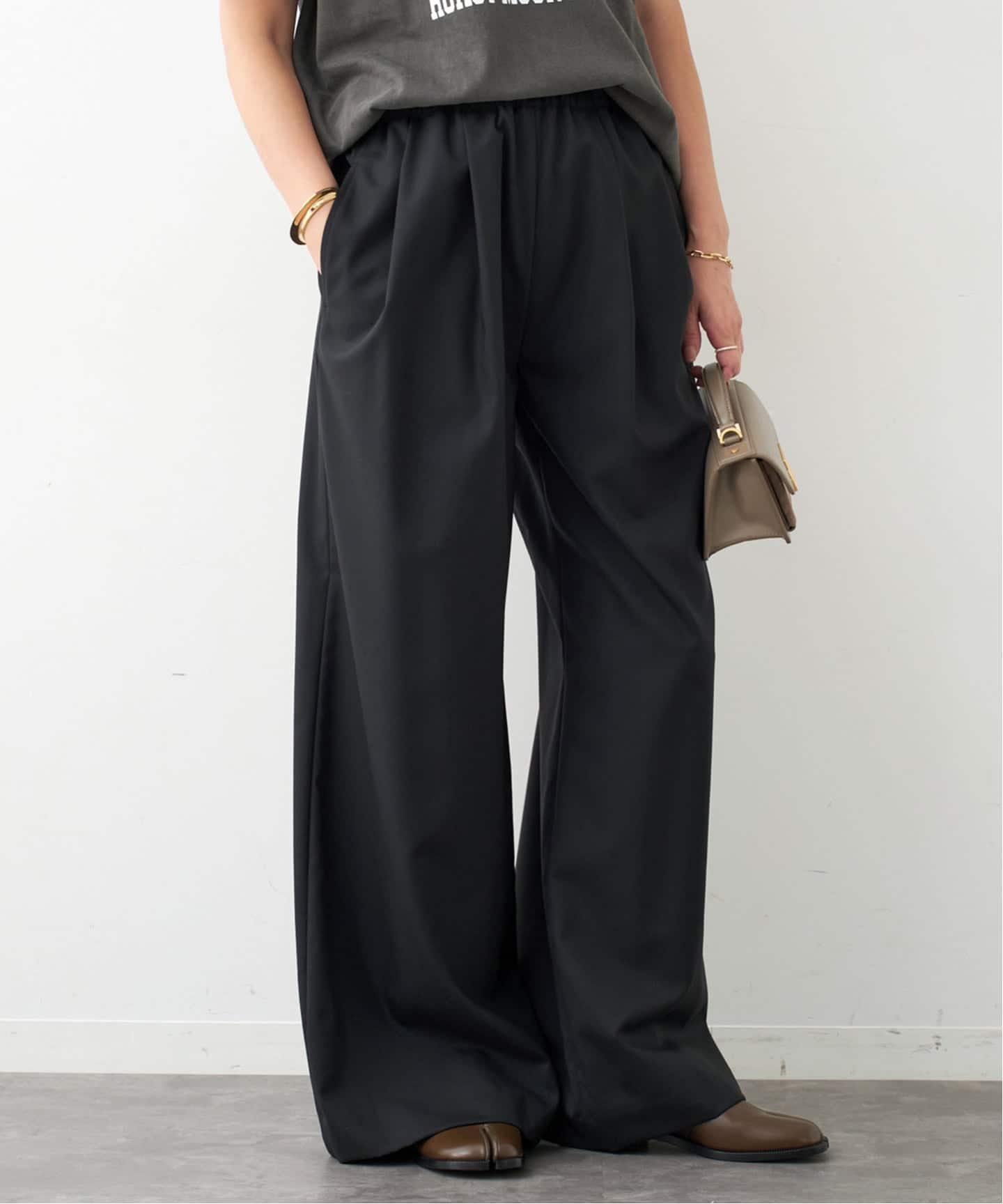 新品　マウログリフォーニ　ストレッチパンツ　ビームス　ドゥーズィエムクラス nifty パンツ（スラックス）｜MUSE de Deuxieme Classe