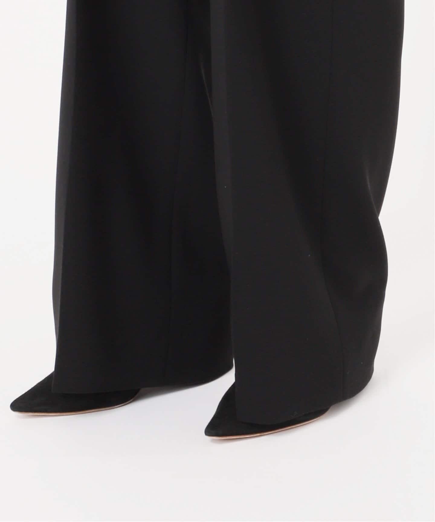 トリアセジョーゼット タックパンツ（スラックス）｜Deuxieme