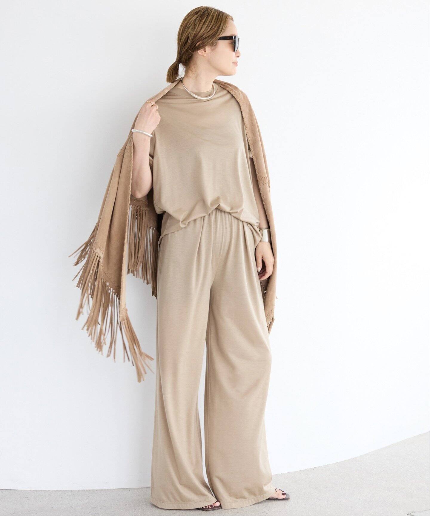 Prime wool jersey パンツ（その他パンツ）｜Deuxieme Classe