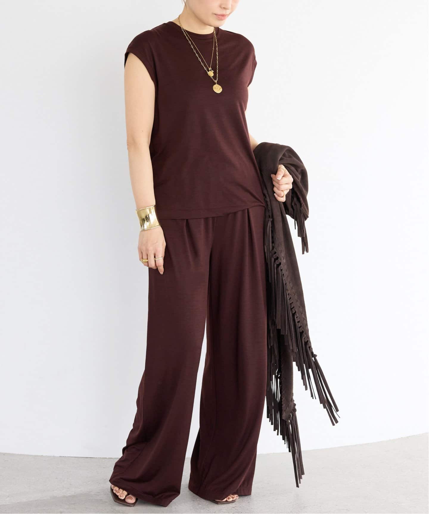 Prime wool jersey パンツ（その他パンツ）｜Deuxieme Classe
