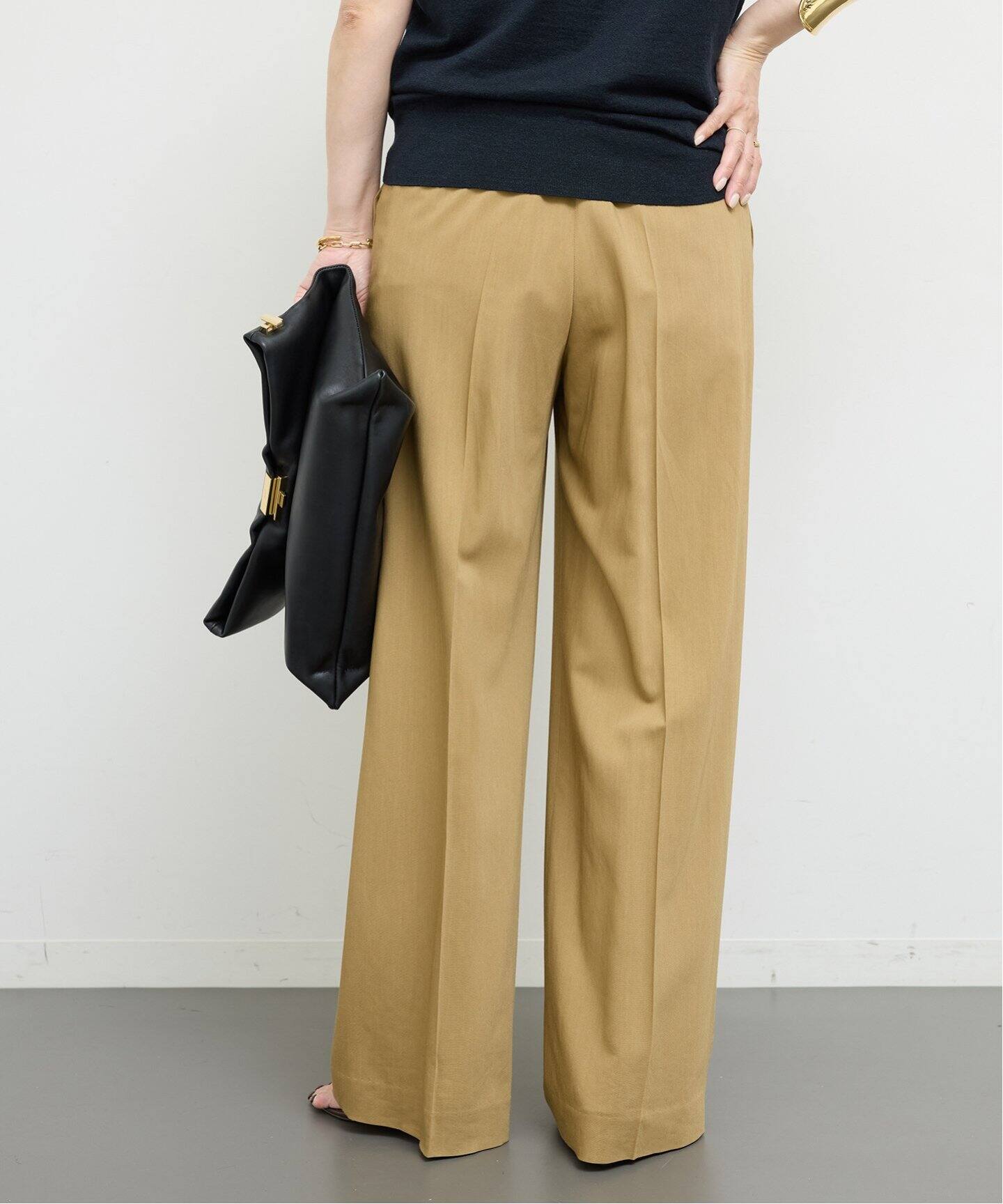 ⭕新品、未使用⭕ミューズドゥドゥーズィエムクラス☆タックパンツ Shake code パンツ（その他パンツ）｜MUSE de Deuxieme Classe