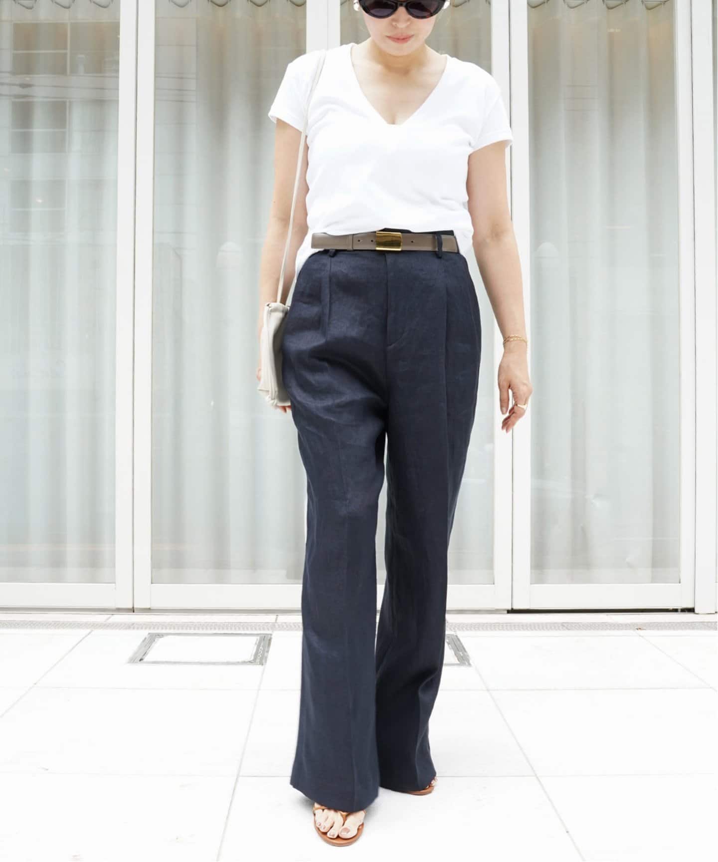 OGLINEN タックパンツ（スラックス）｜Deuxieme Classe