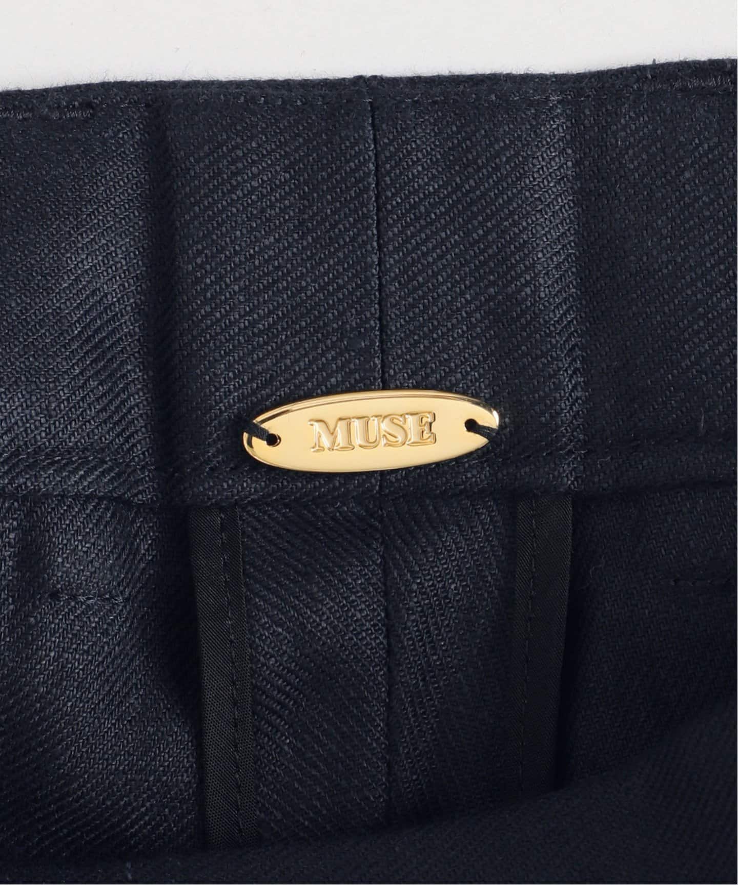 【新品】Deuxième Classe OGLINEN タックパンツ　ネイビー OGLINEN タックパンツ（スラックス）｜Deuxieme Classe