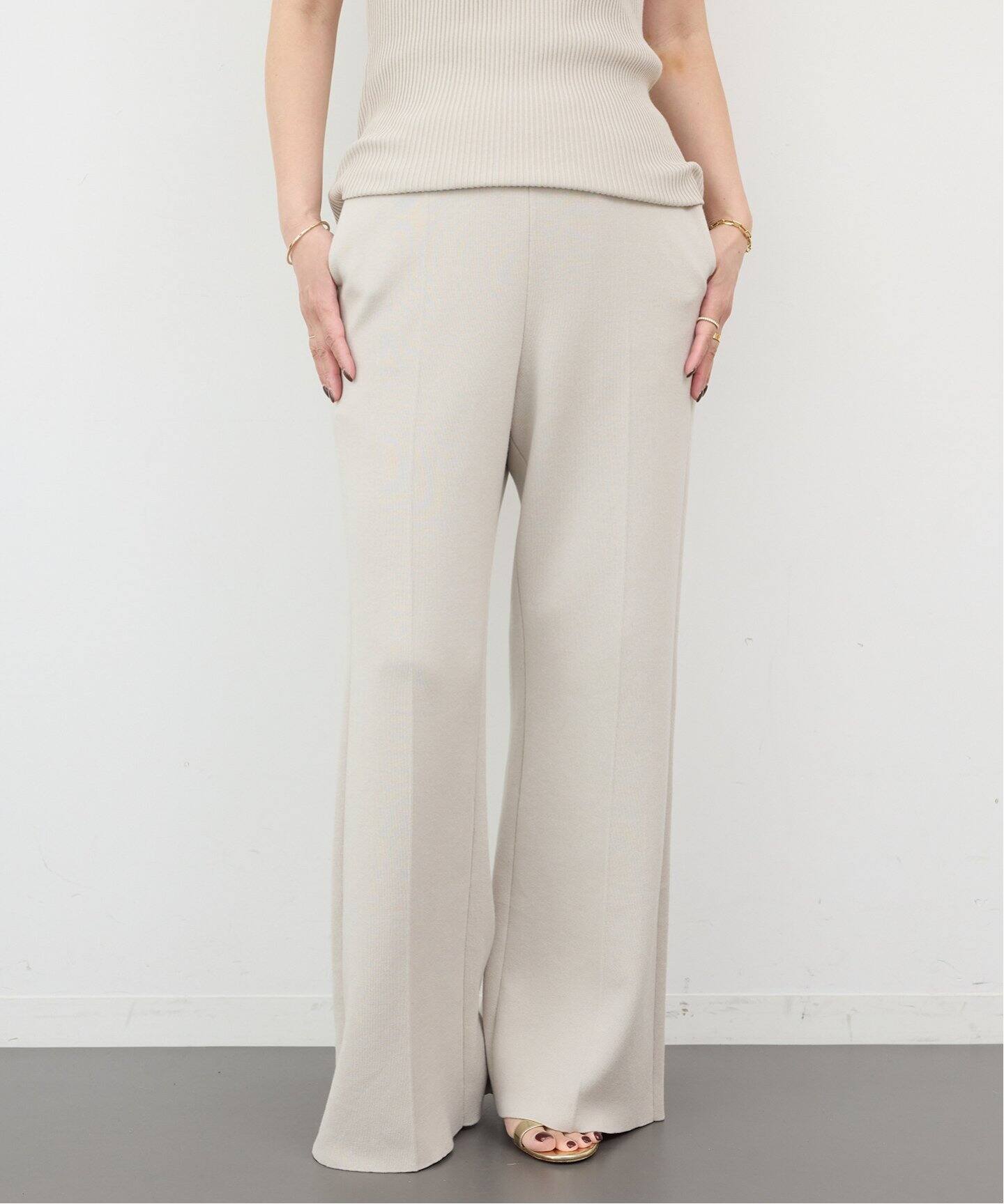 【美品】Deuxieme Classe refindパンツ ベージュ 36 Beauty パンツ（その他パンツ）｜Deuxieme Classe