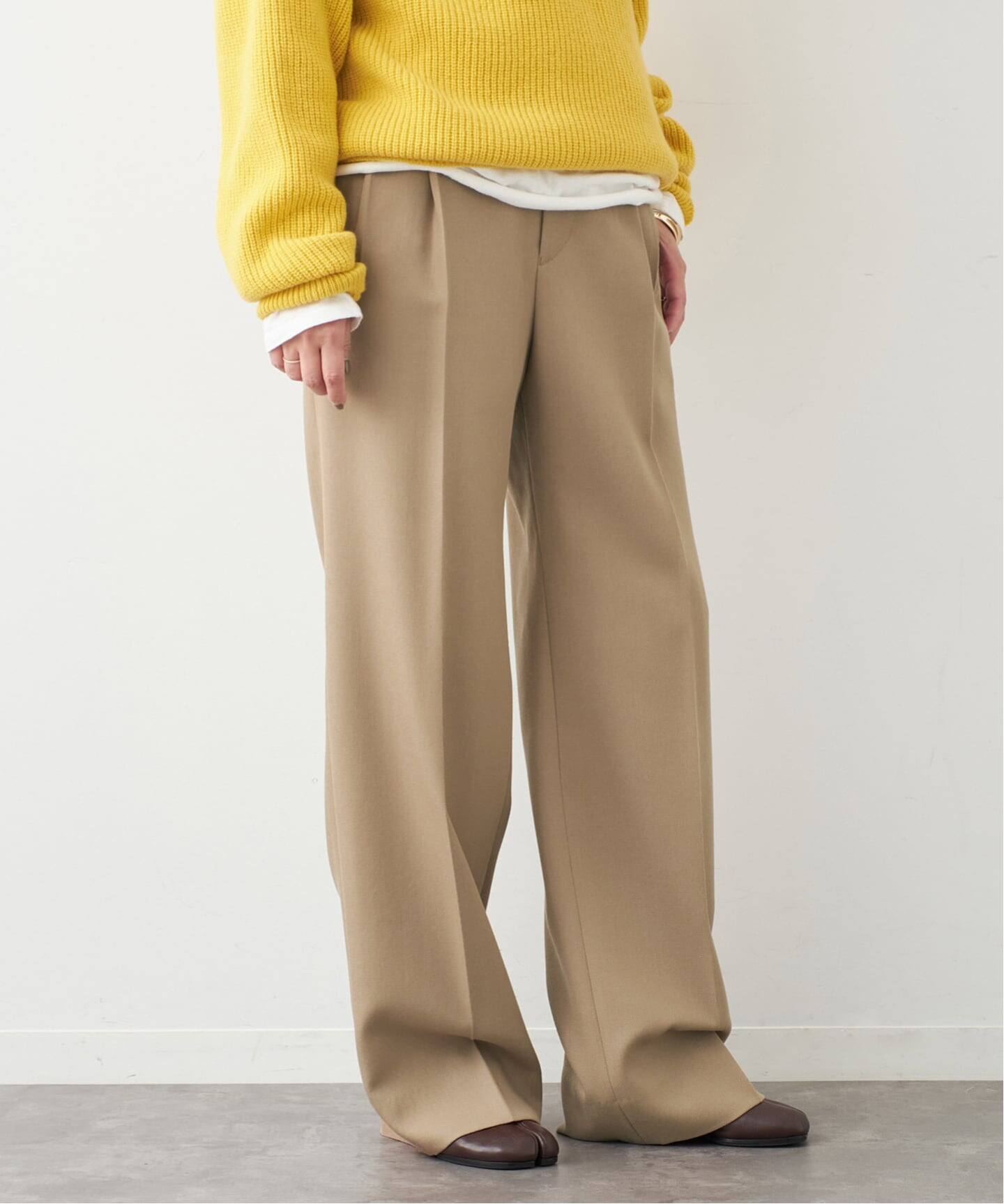Polished パンツ（スラックス）｜Deuxieme Classe（ドゥーズィエム