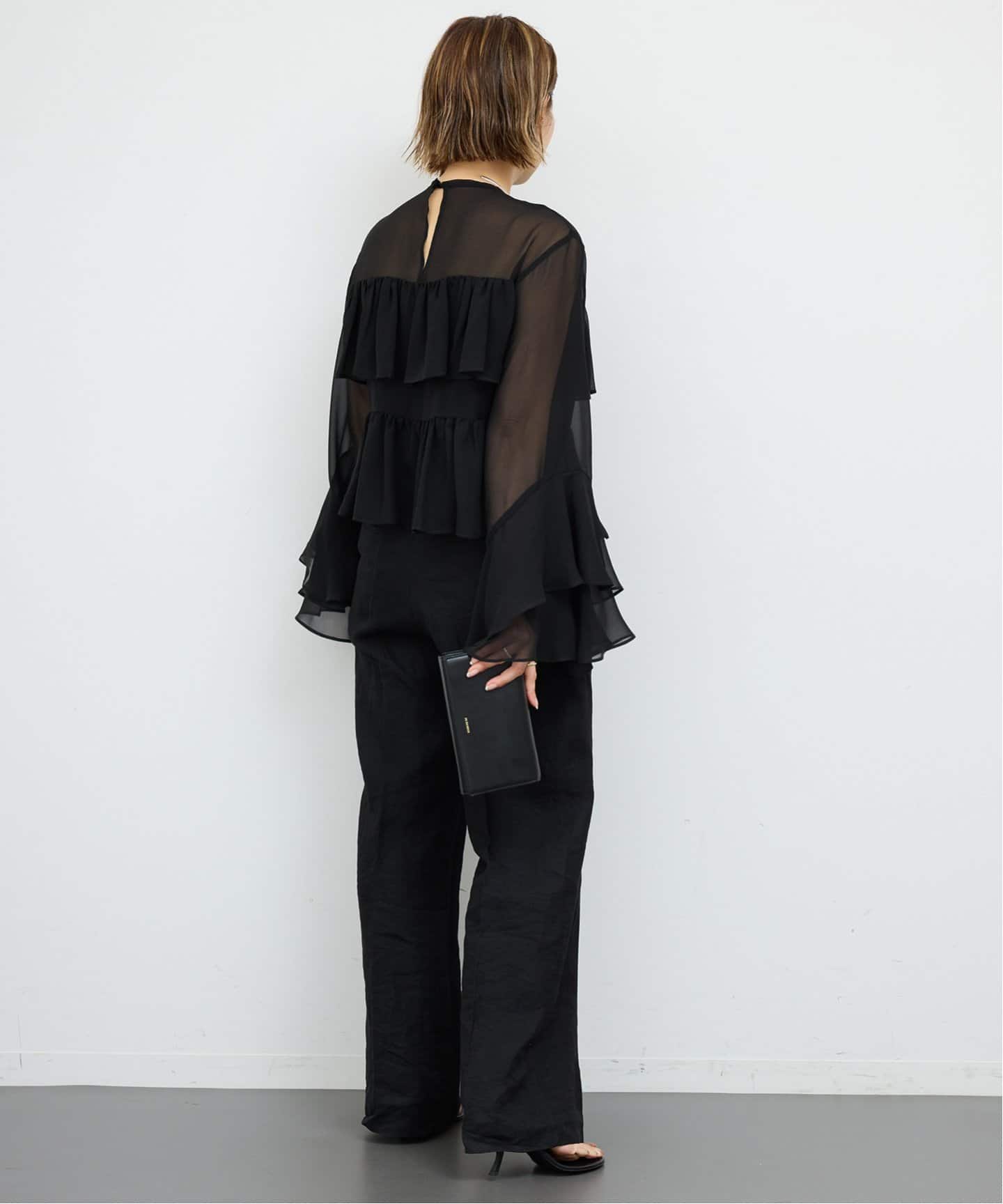 Deuxieme Classe スラックス 紫 0204124N0108 Enchant narrow パンツ（スラックス）｜Deuxieme Classe