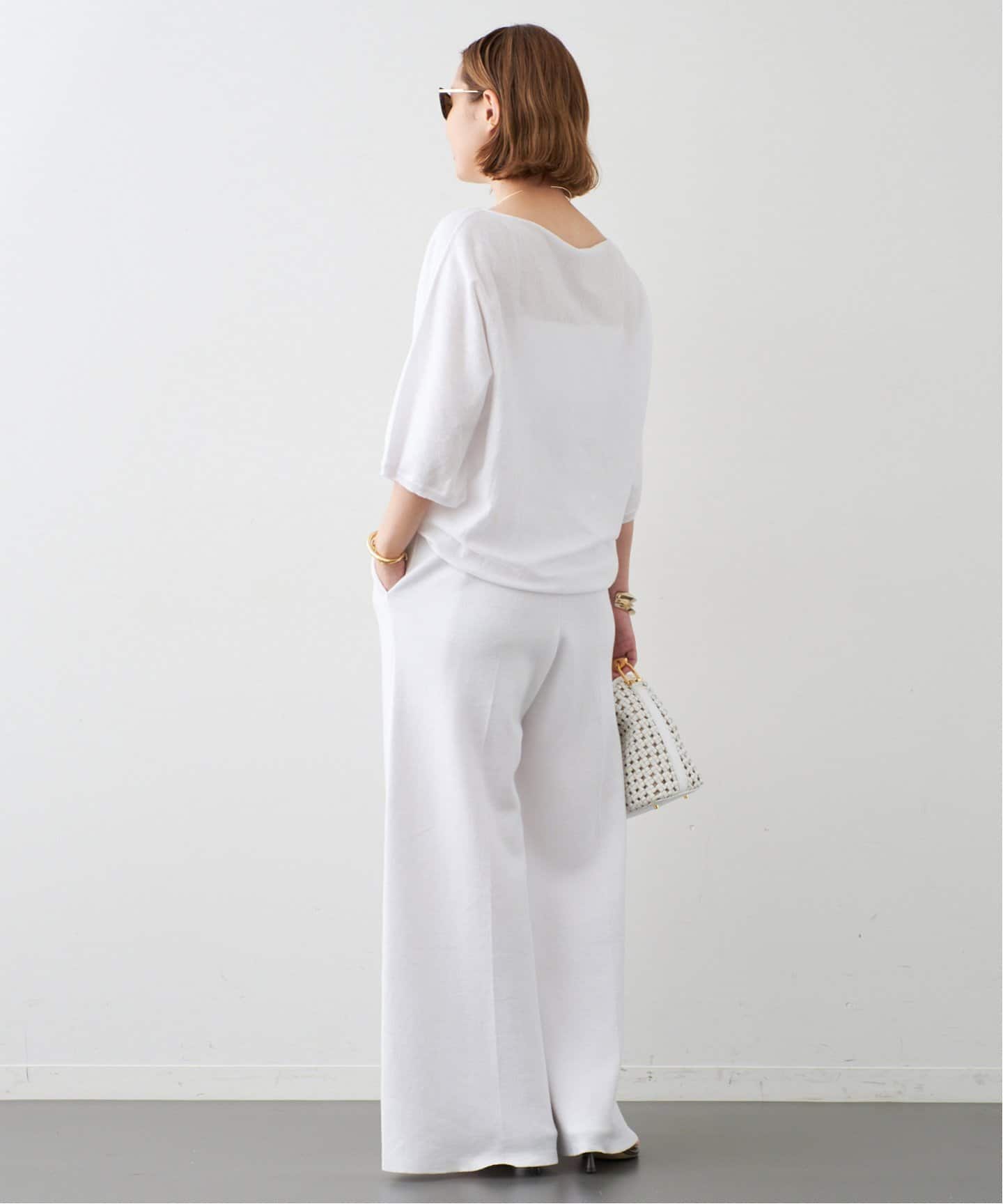 Deuxieme Classe Celestial ニット　ホワイト Celestial パンツ（その他パンツ）｜Deuxieme Classe