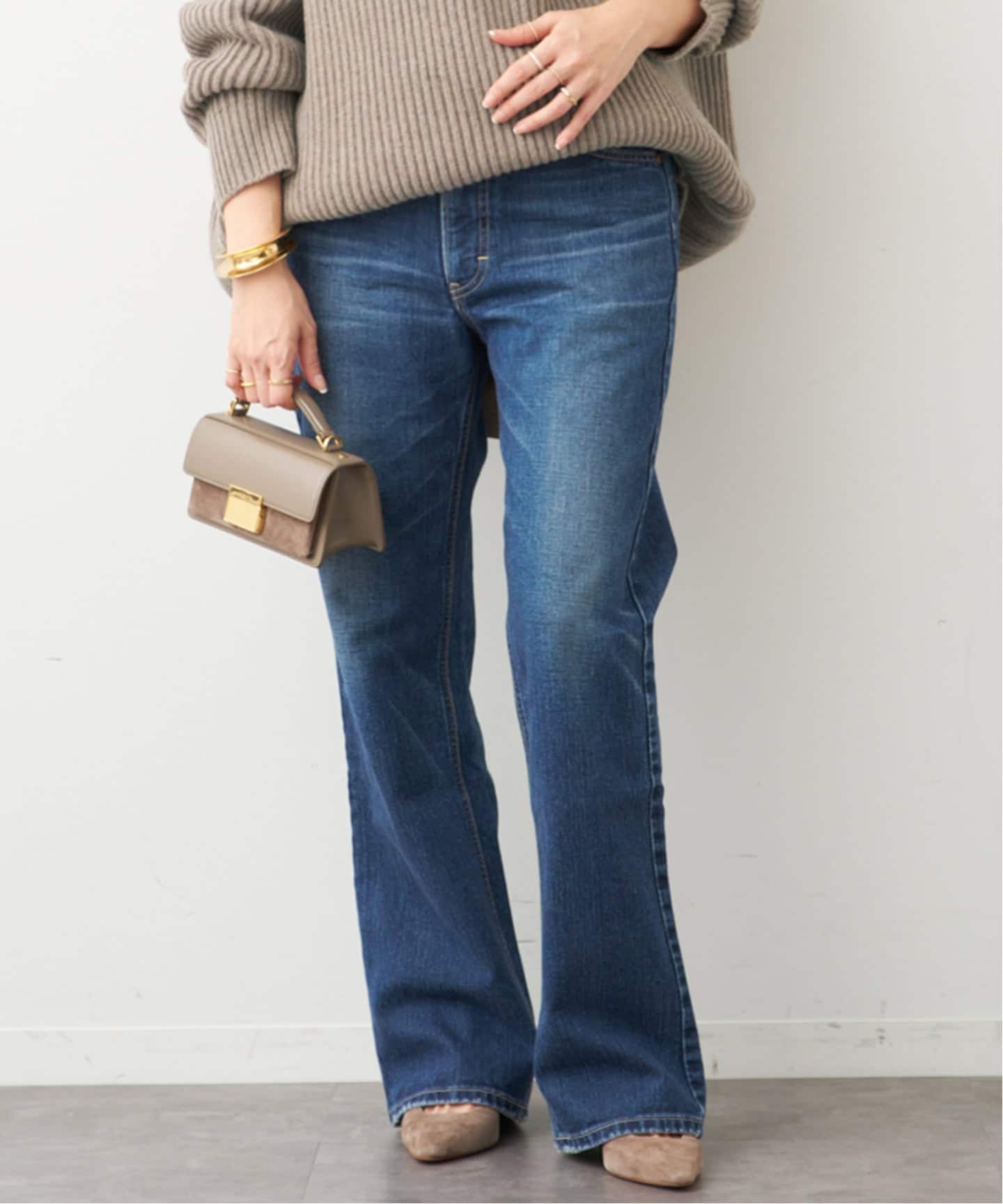 Deuxieme Classe Lee別注ワイドレッグデニム Deuxieme Classe Lee別注ワイドレッグデニム