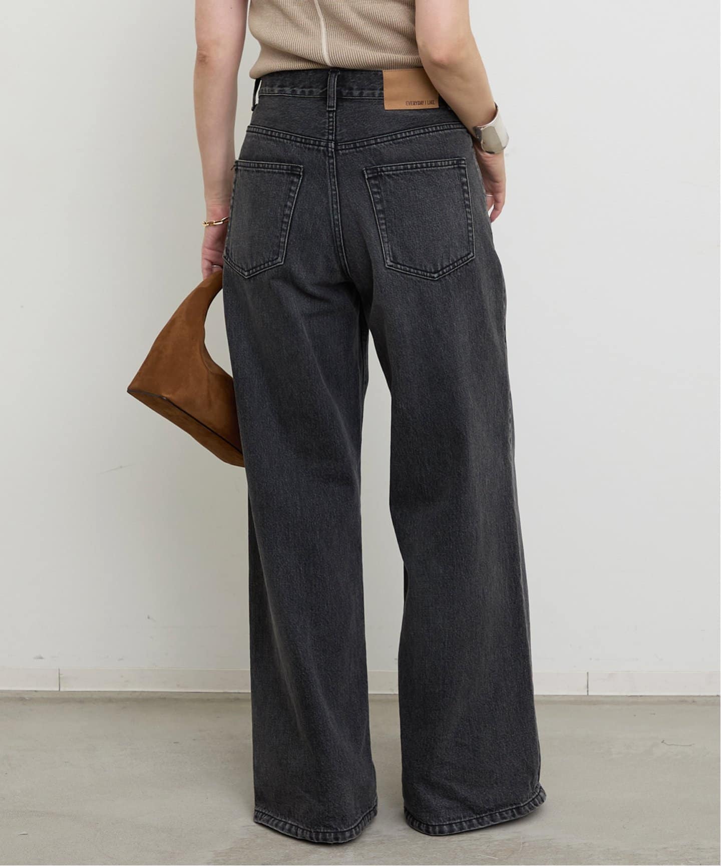 Loose Jeans (GRAY)（デニムパンツ・ジーンズ）｜Deuxieme