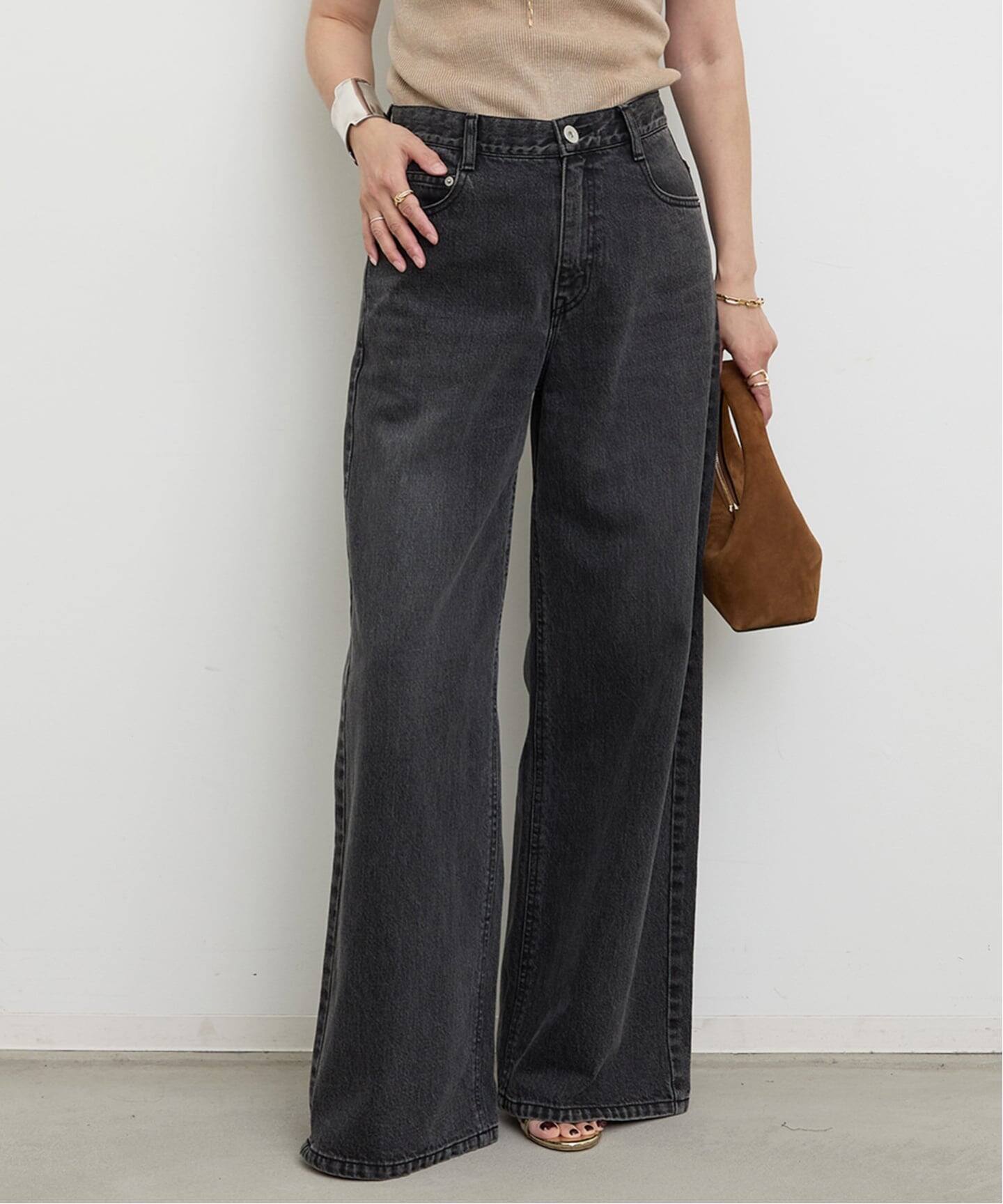 Loose Jeans (GRAY)（デニムパンツ・ジーンズ）｜Deuxieme Classe