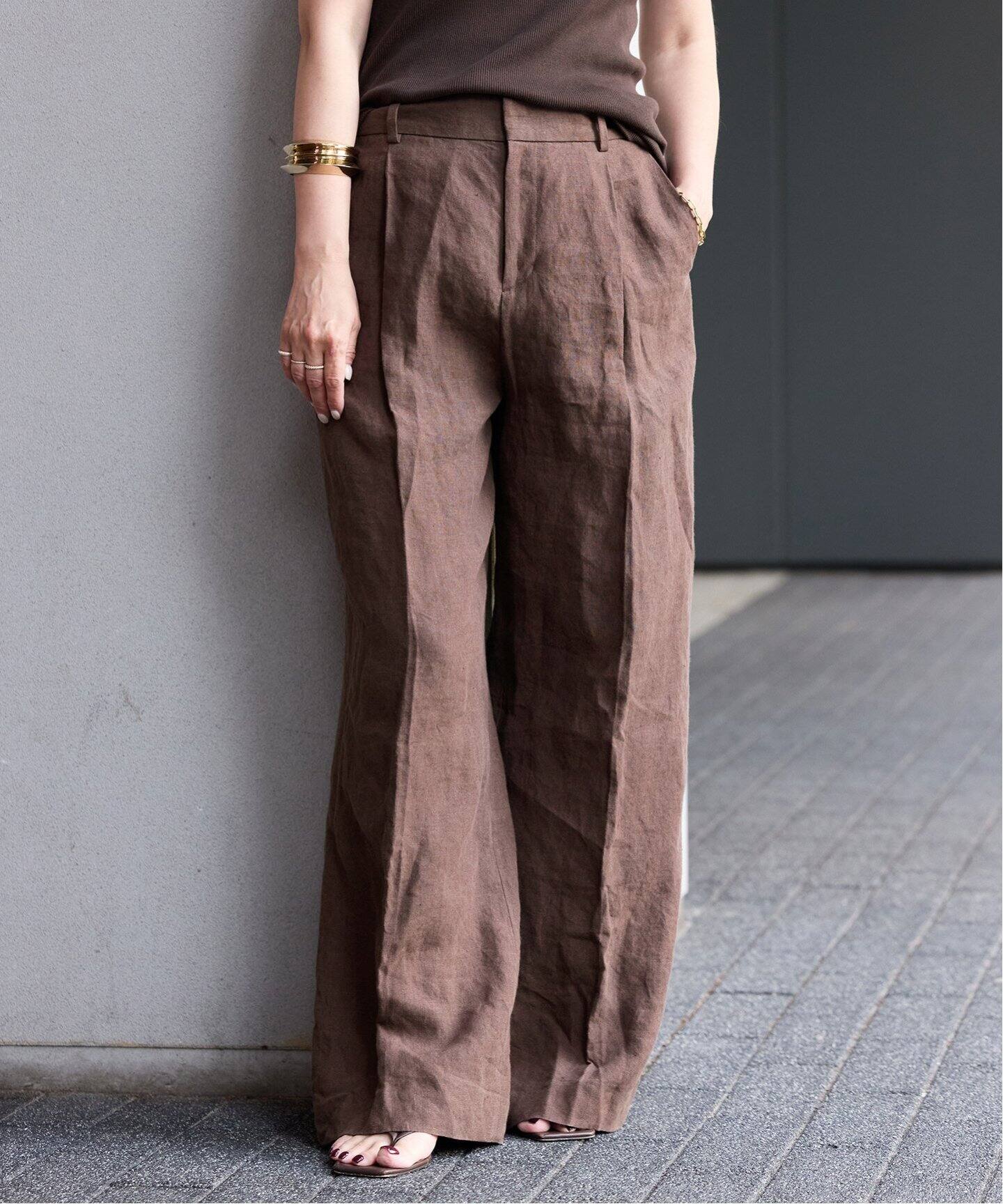 Deuxieme Classe Linen Flare パンツ Deuxieme Classe（ドゥーズィエムクラス）の「Linen Flare