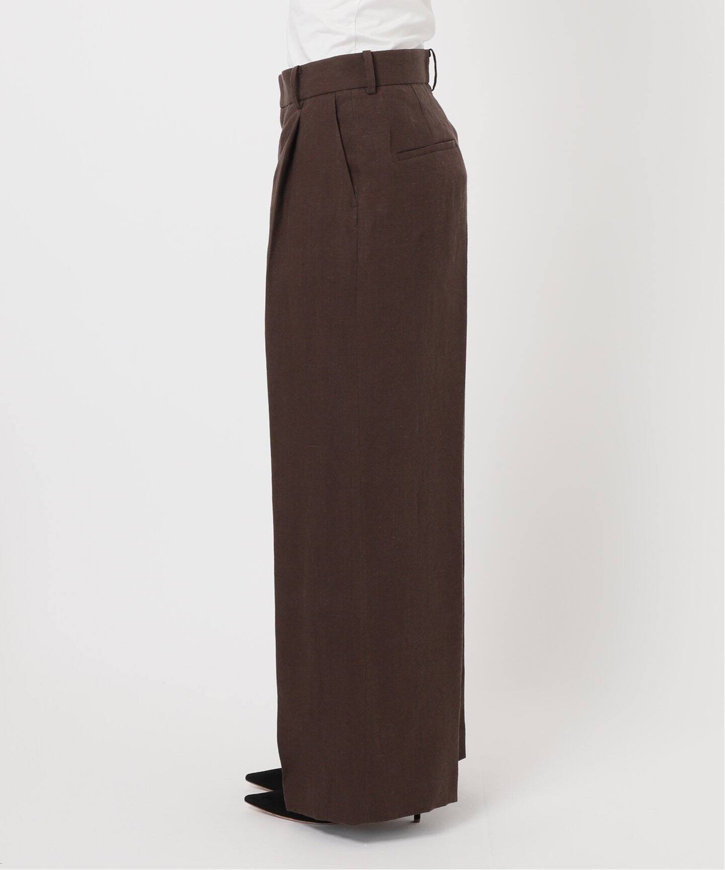 ドゥーズィエムクラス Straight ワイドパンツ 38 ドゥーズィエムクラス Straight ワイドパンツ 38 セール】*Linen