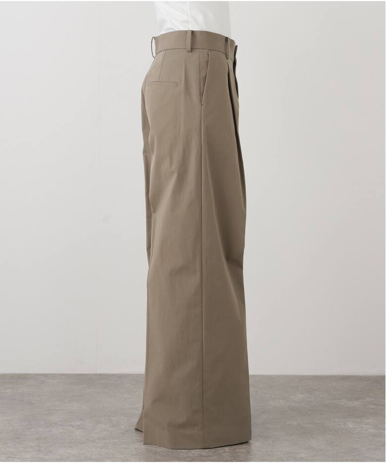 コットンナイロン ワイド パンツ（スラックス）｜Deuxieme Classe  