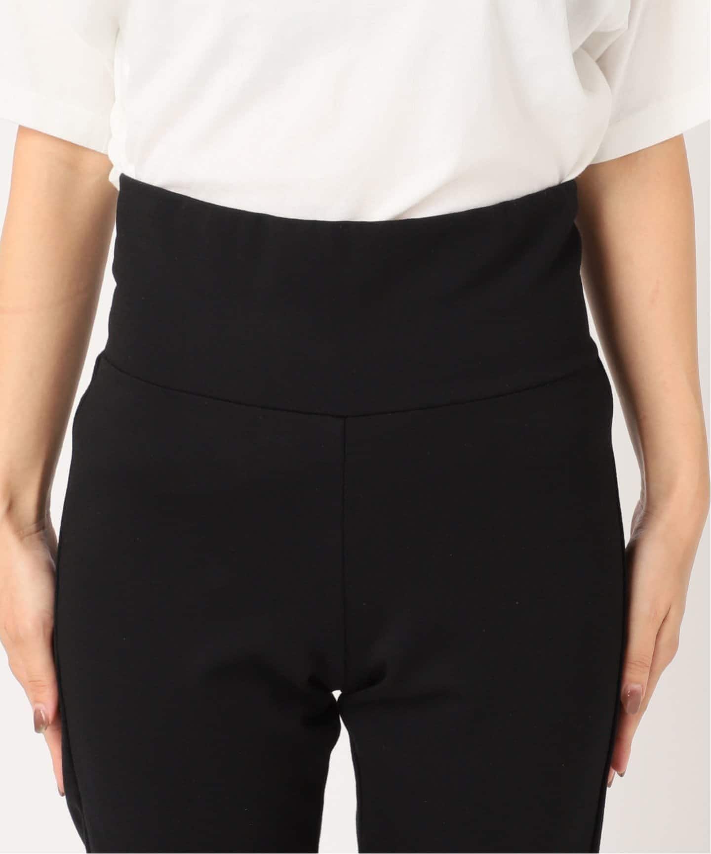 美品　ドゥーズィエムクラス ジャージースリットレギンス ブラック 予約》Zip レギンス パンツ（その他パンツ）｜Deuxieme Classe
