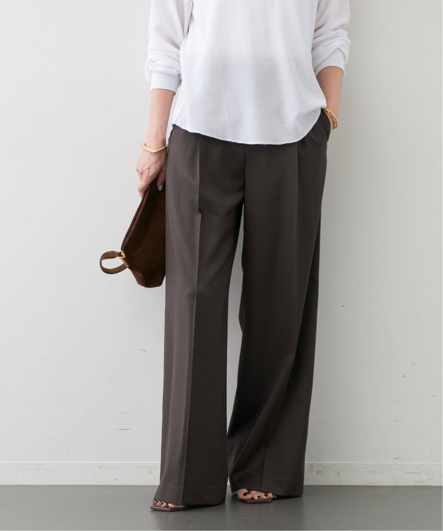 Essential タックパンツ（スラックス）｜Deuxieme Classe