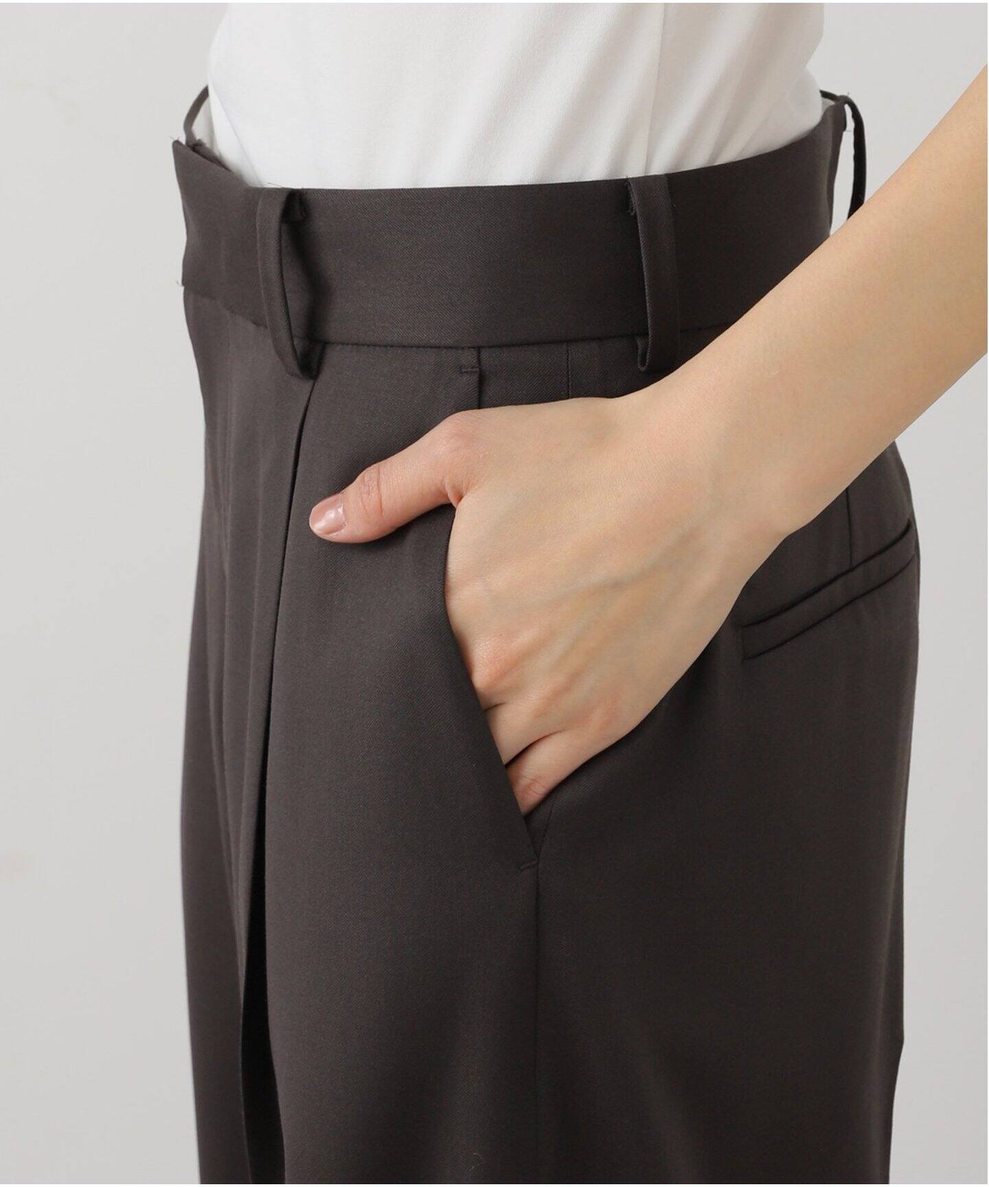 Essential タックパンツ（スラックス）｜Deuxieme Classe  