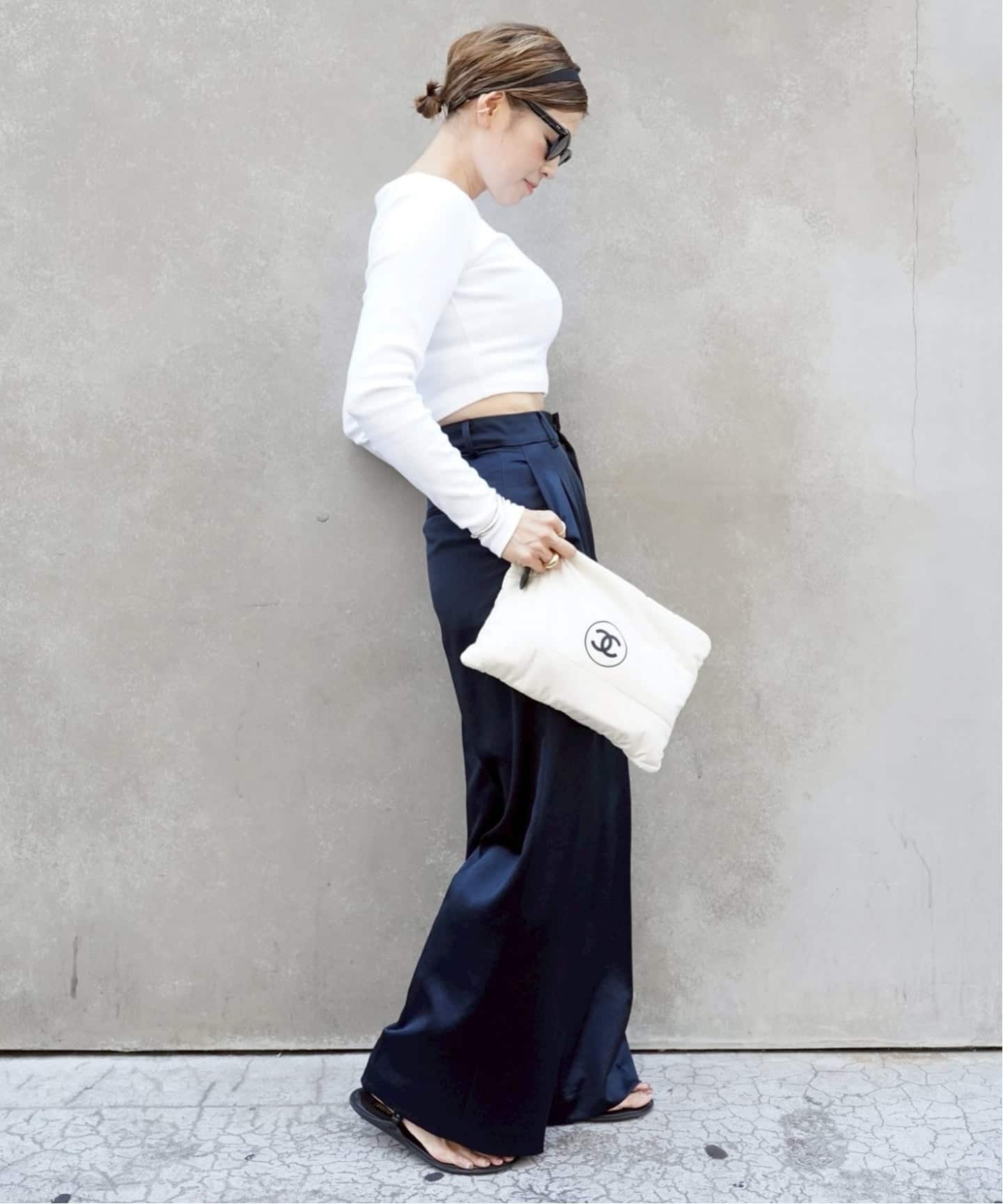 Minimal Satin パンツ（スラックス）｜Deuxieme Classe