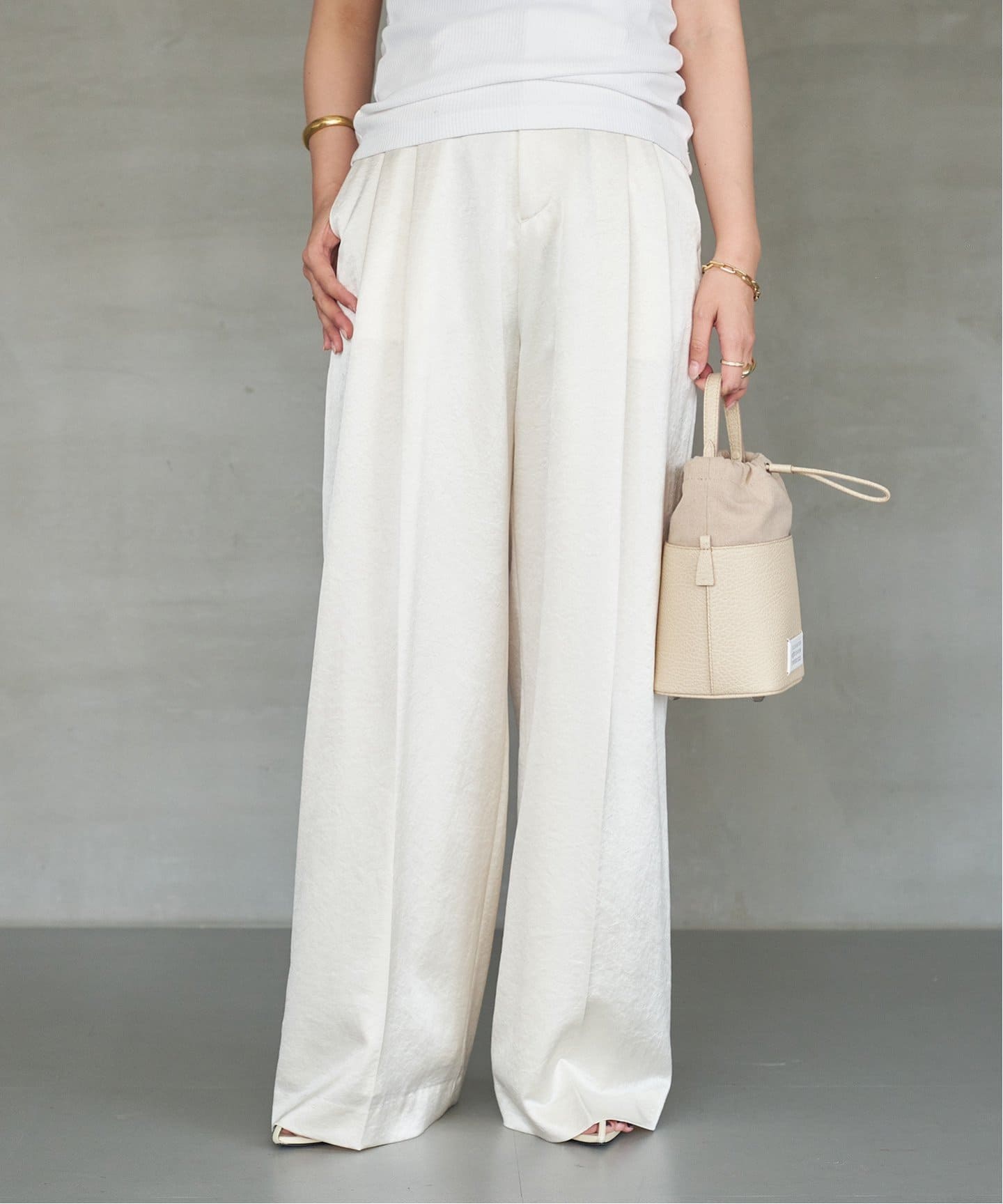 完売品◾️Deuxieme Classe Minimal Satin パンツ　36 Minimal Satin パンツ（その他パンツ）｜Deuxieme Classe
