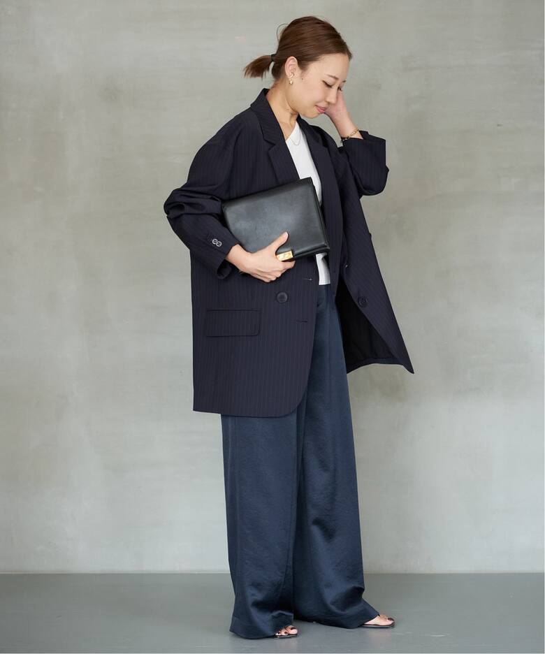 Minimal Satin パンツ（スラックス）｜Deuxieme Classe 