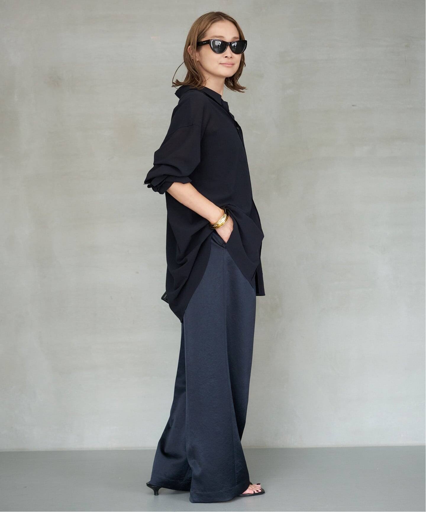 Minimal Satin パンツ（スラックス）｜Deuxieme Classe