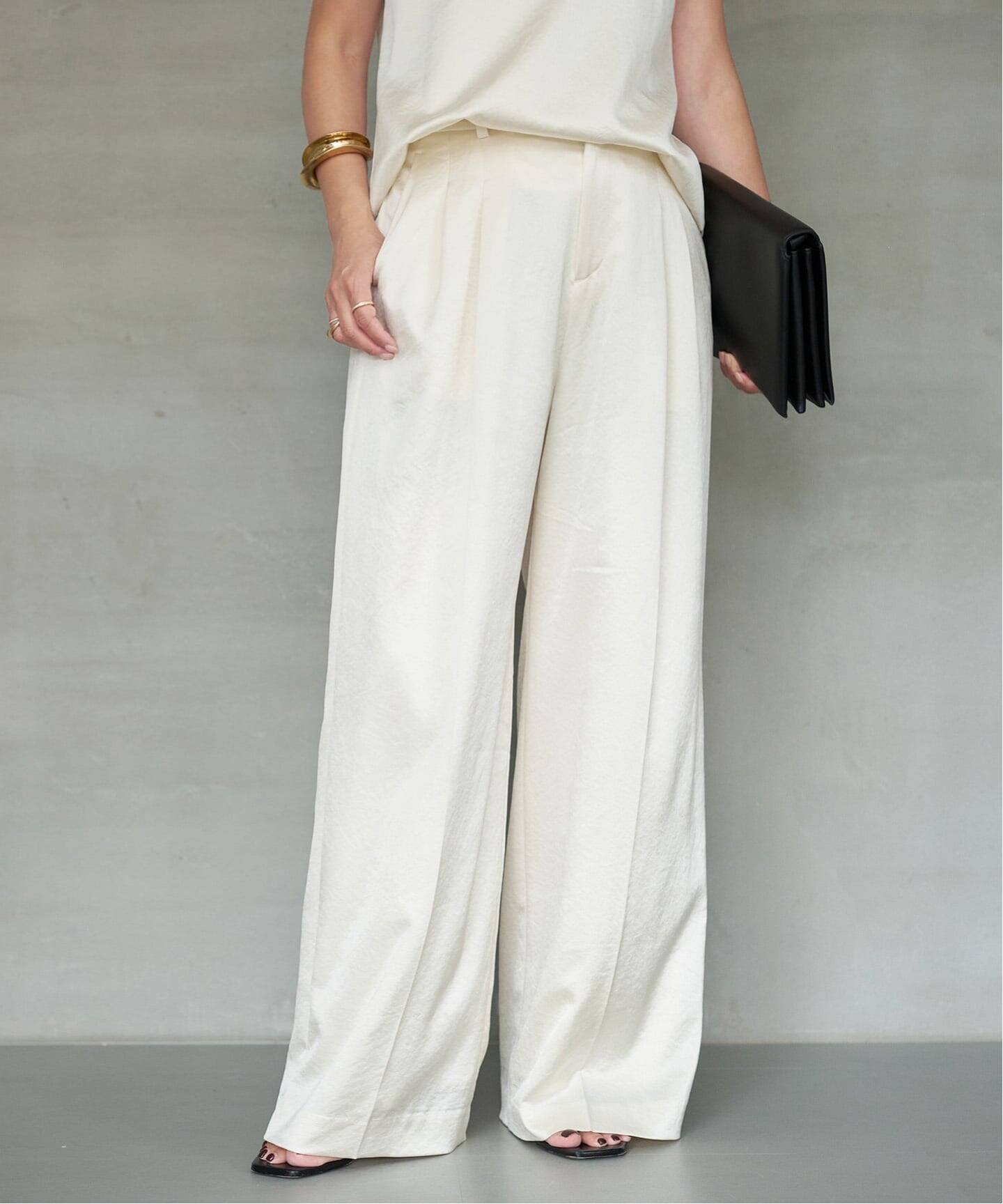 【Deuxieme Classe】Minimal Satin パンツ Minimal Satin パンツ（その他パンツ）｜Deuxieme Classe