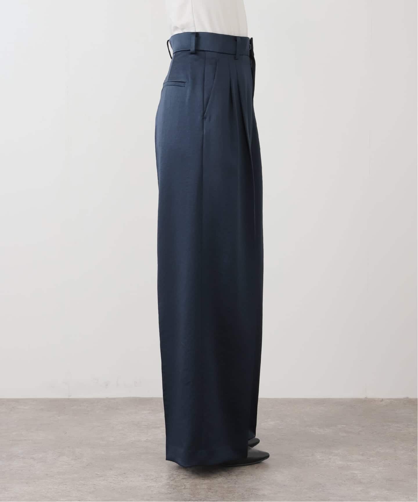 Minimal Satin パンツ（スラックス）｜Deuxieme Classe