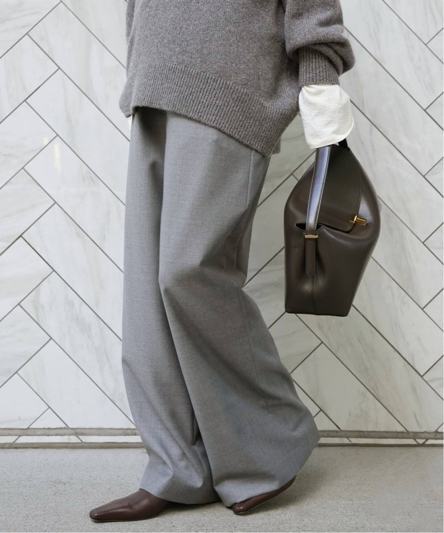 Effortless Wool パンツ（スラックス）｜Deuxieme Classe