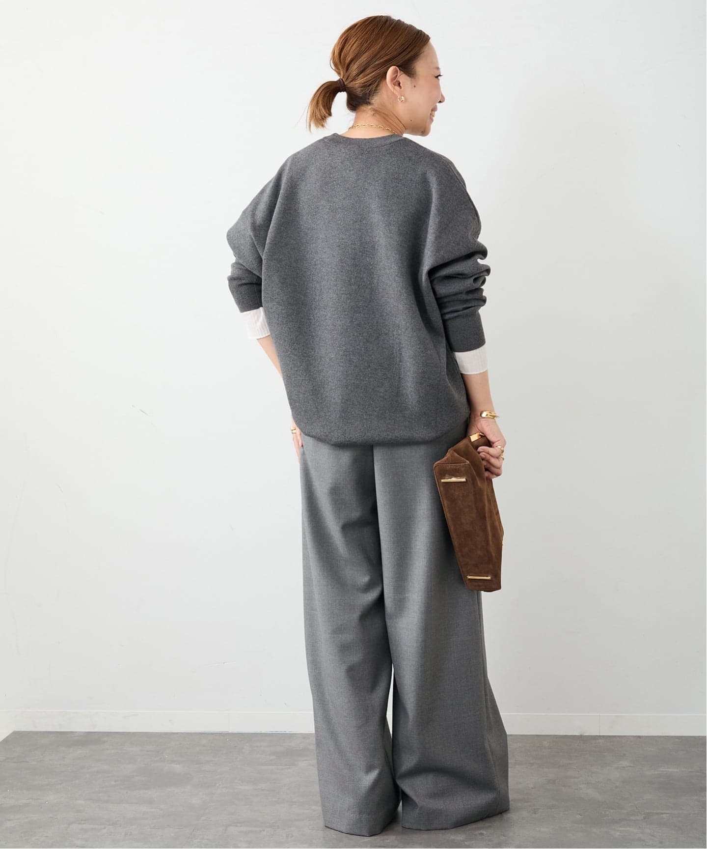 Effortless Wool パンツ（スラックス）｜Deuxieme Classe