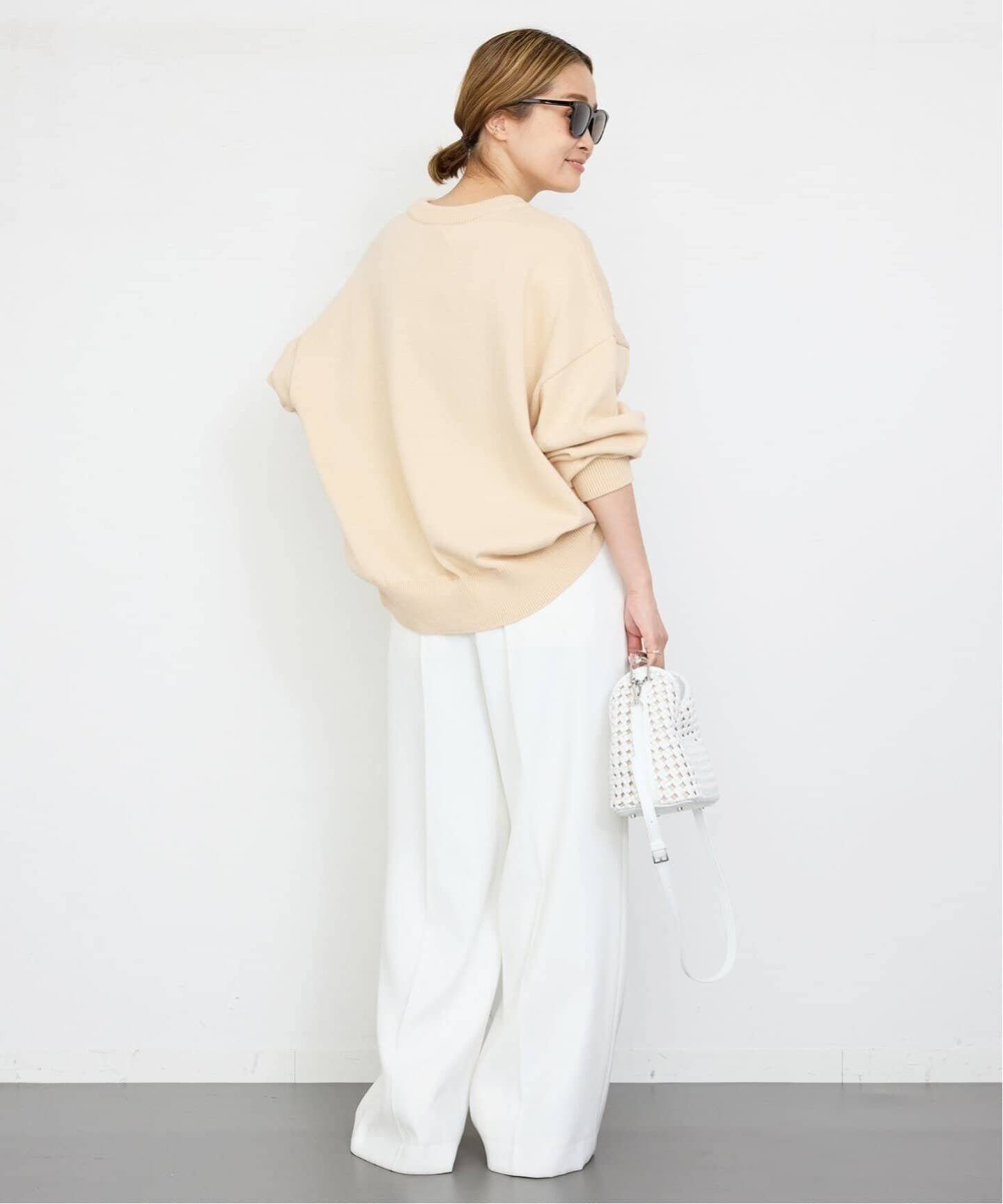 Blanc タック ワイドパンツ（スラックス）｜Deuxieme Classe 