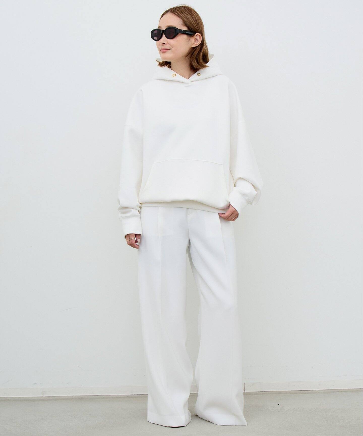 Blanc タック ワイドパンツ（スラックス）｜Deuxieme Classe 